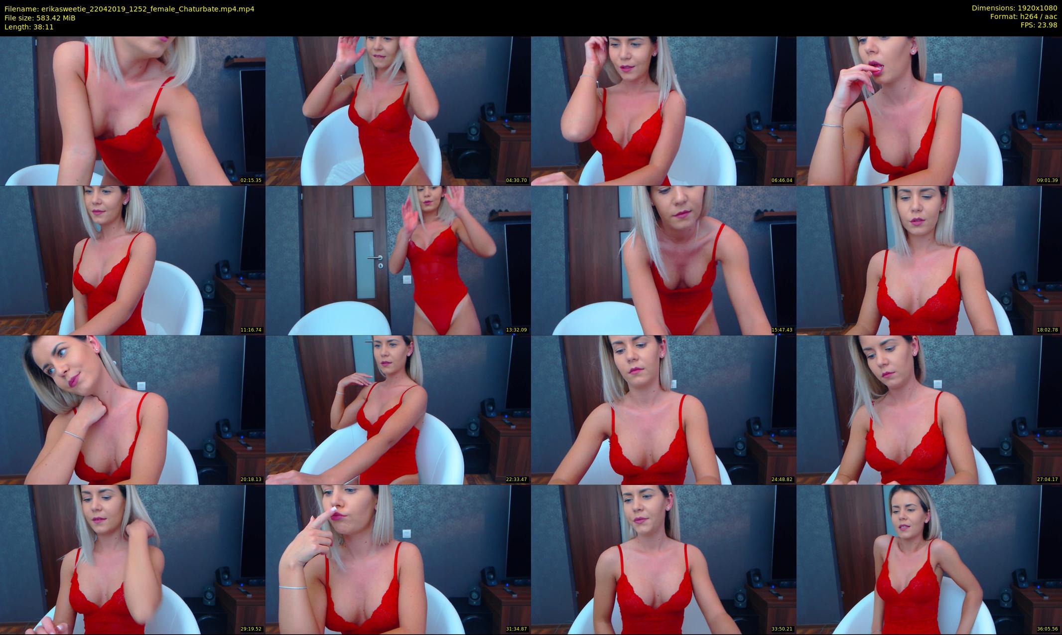 erikasweetie — 39 minute Chaturbate female cam show recording, 1080p, Apr 22, 2019