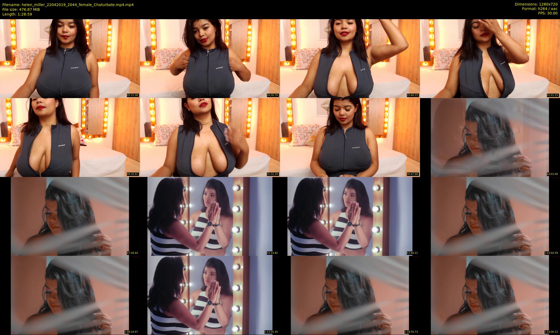 helen_miller — 89 minute Chaturbate female cam show recording, 720p, Apr 22, 2019