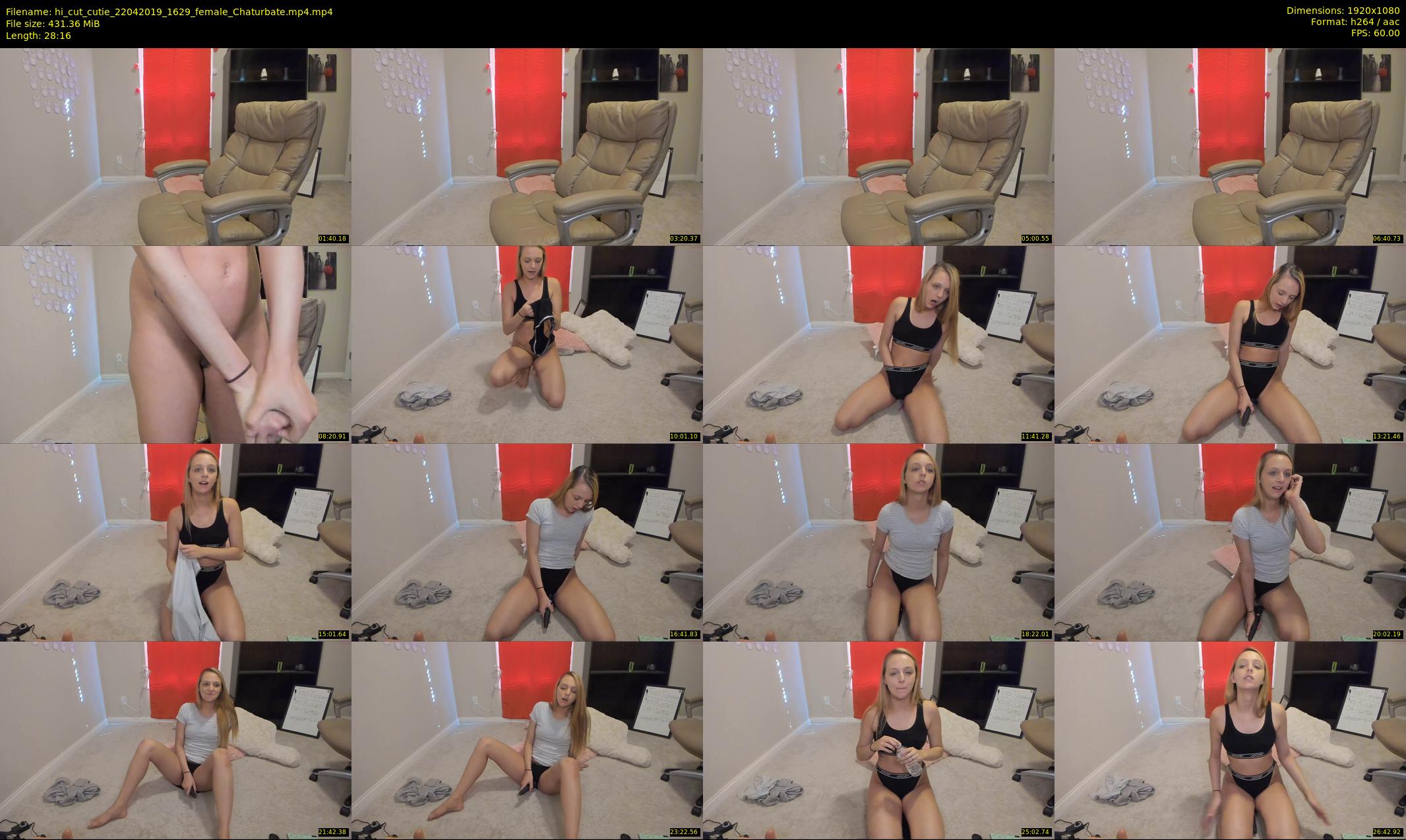 hi_cut_cutie — 29 minute Chaturbate female cam show recording, 1080p, Apr 22, 2019