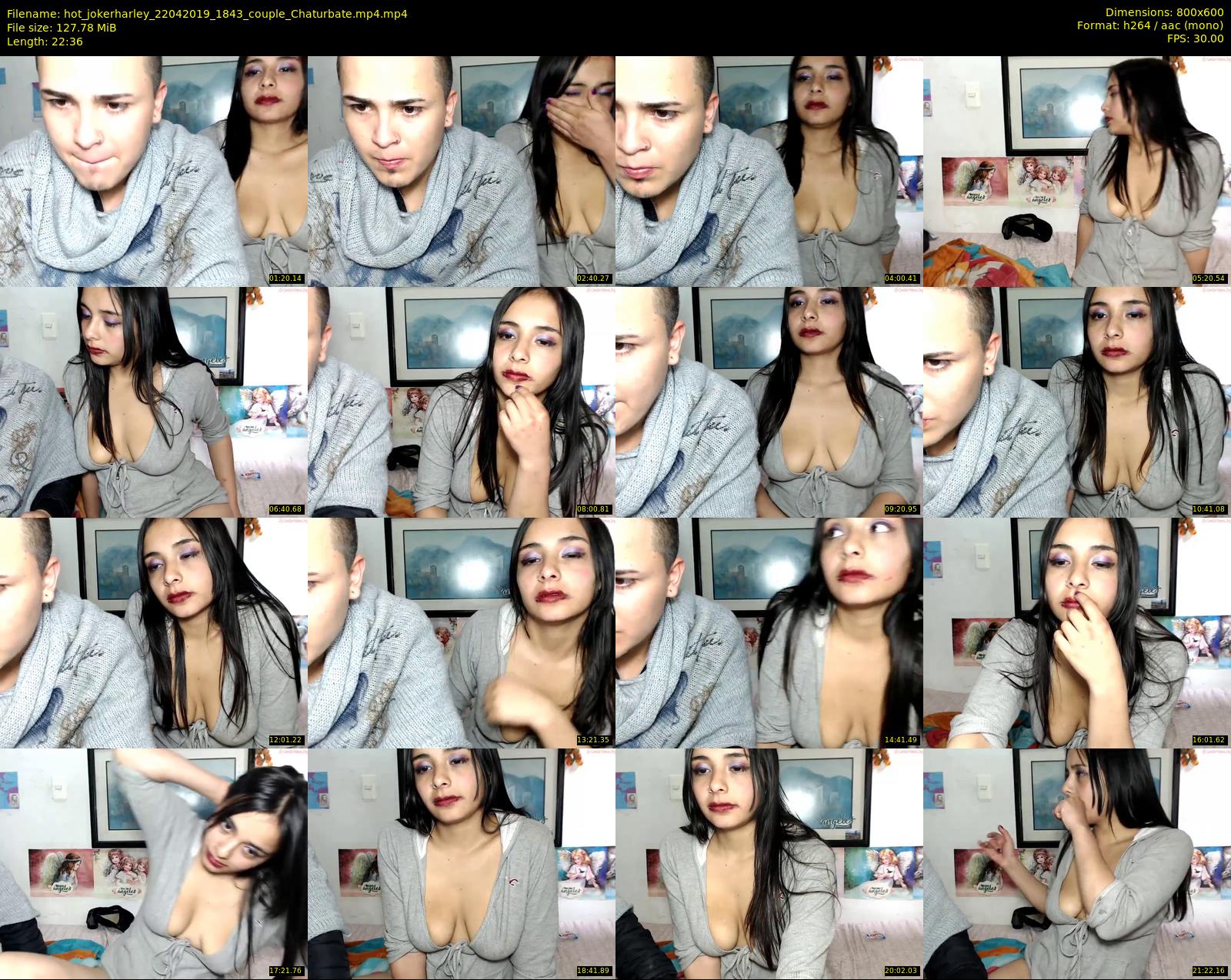 hot_jokerharley — 23 minute Chaturbate couple cam show recording, 480p, Apr 22, 2019