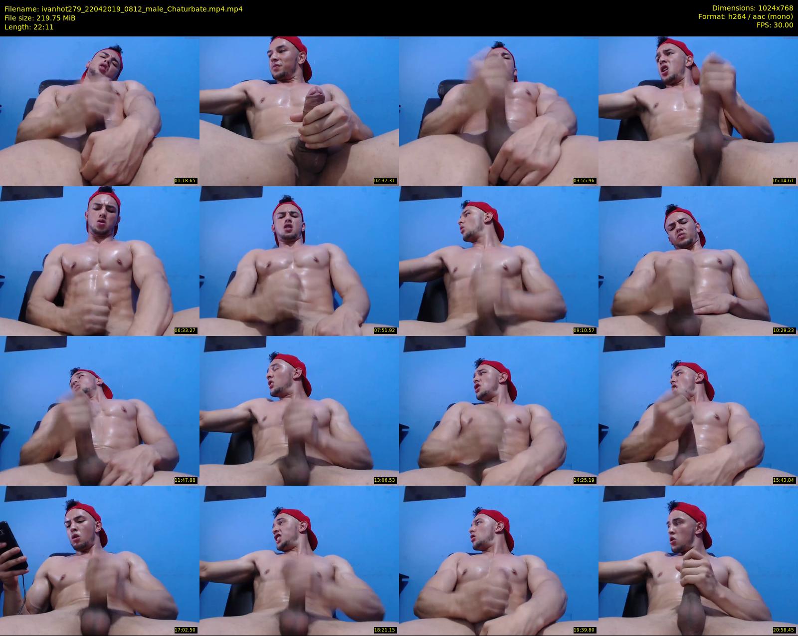 ivanhot279 — 23 minute Chaturbate male cam show recording, 720p, Apr 22, 2019