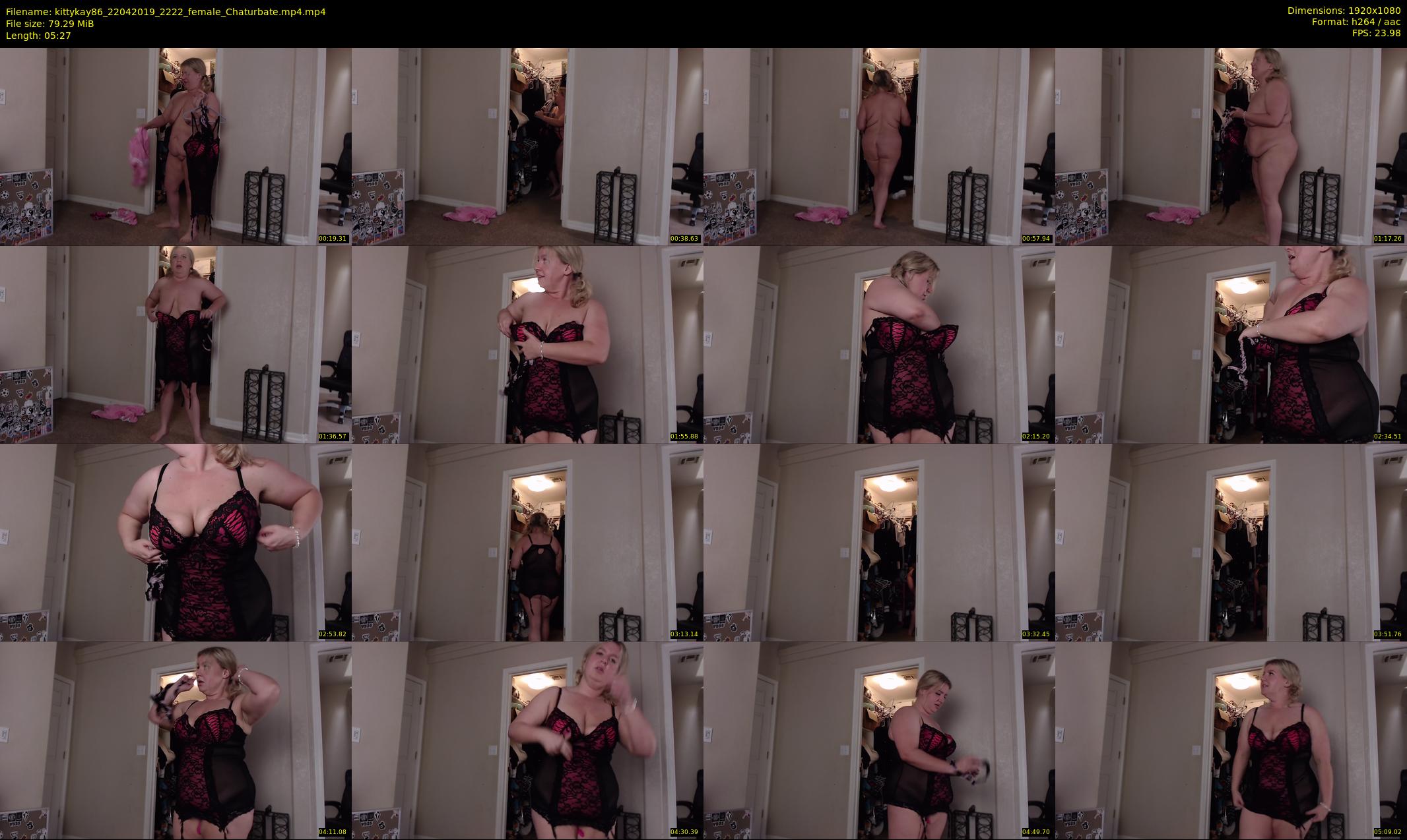 kittykay86 — 6 minute Chaturbate female cam show recording, 1080p, Apr 22, 2019