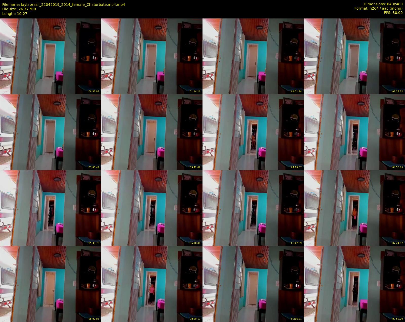 laylabrasil — 11 minute Chaturbate female cam show recording, 480p, Apr 22, 2019