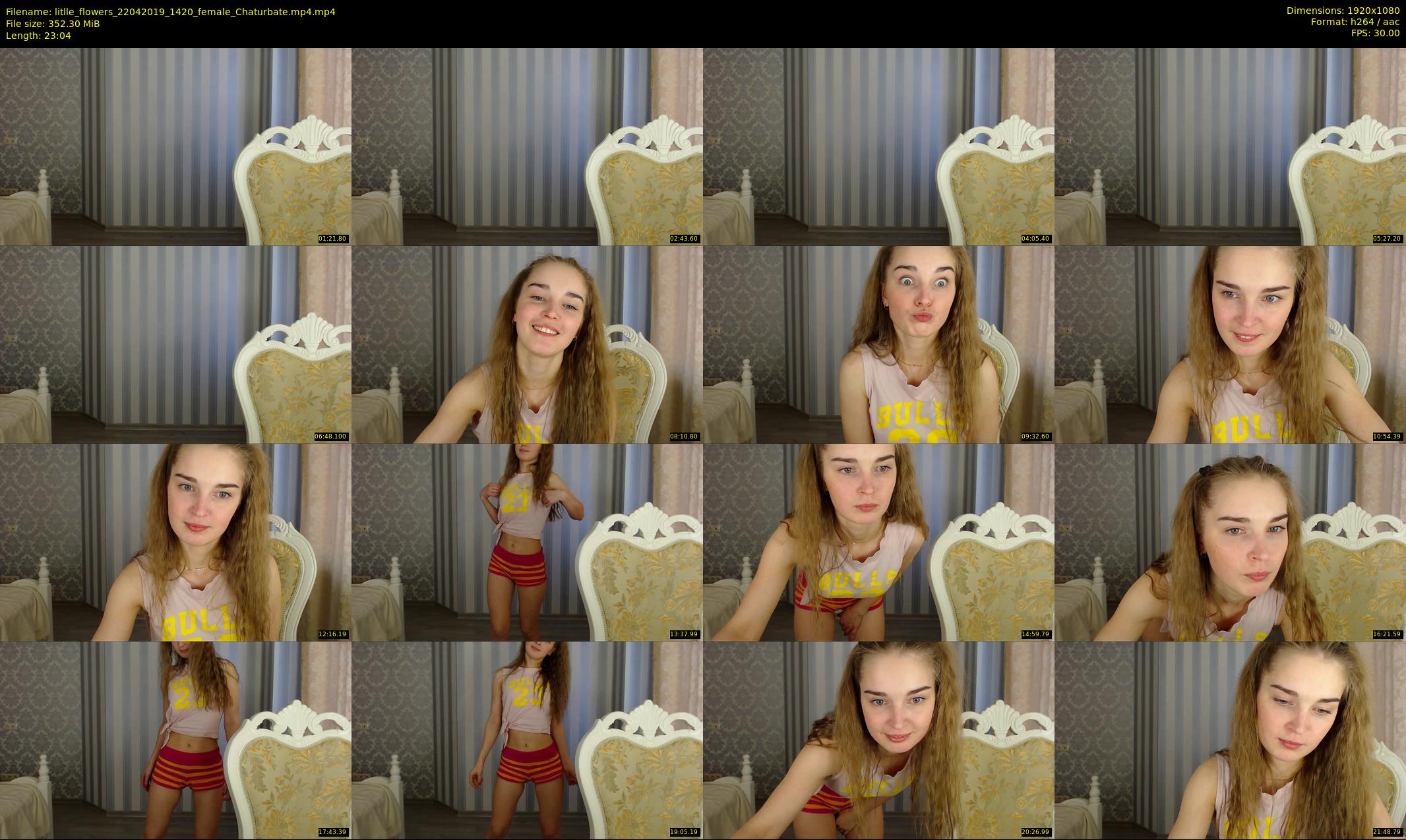 litlle_flowers — 24 minute Chaturbate female cam show recording, 1080p, Apr 22, 2019