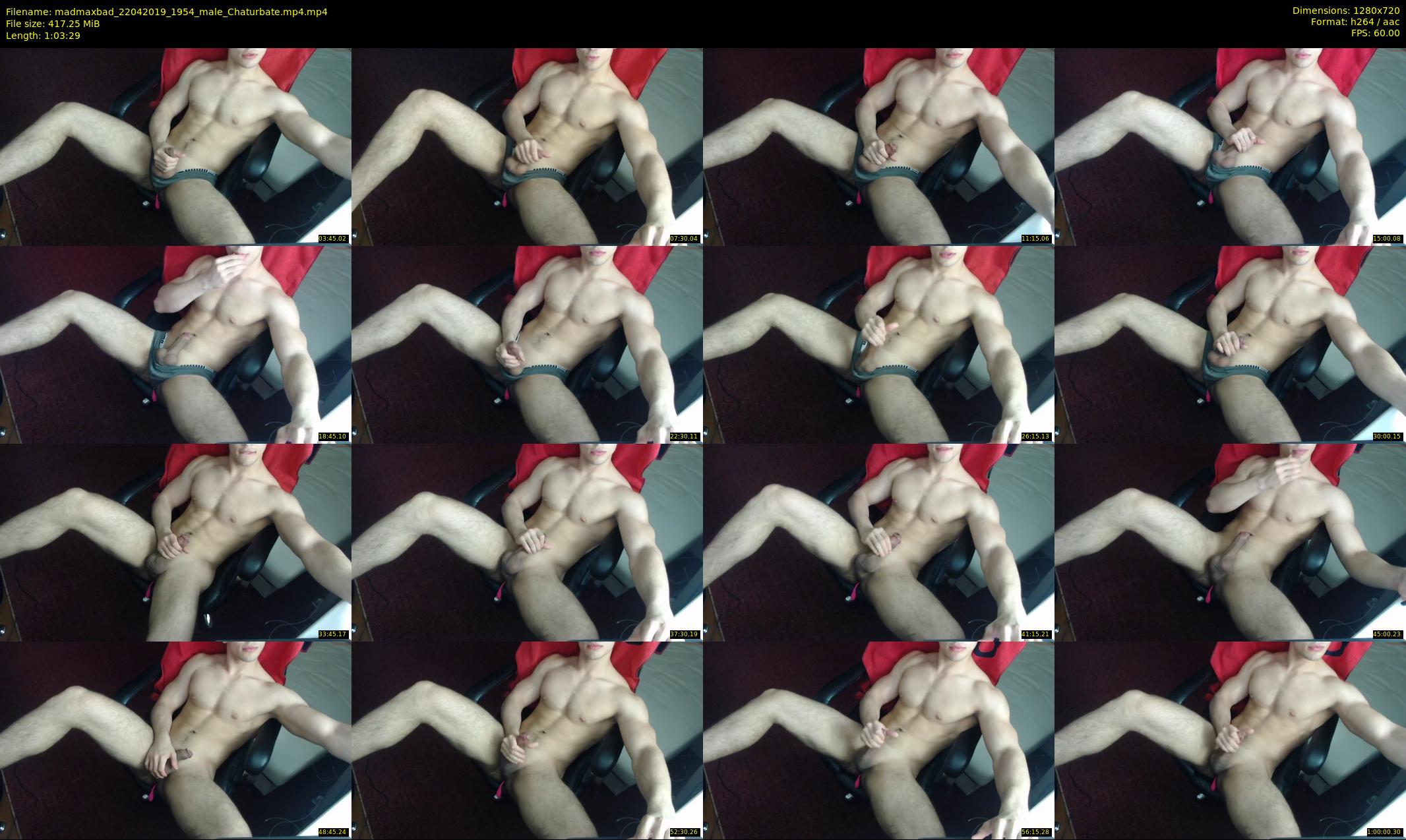 madmaxbad — 64 minute Chaturbate male cam show recording, 720p, Apr 22, 2019