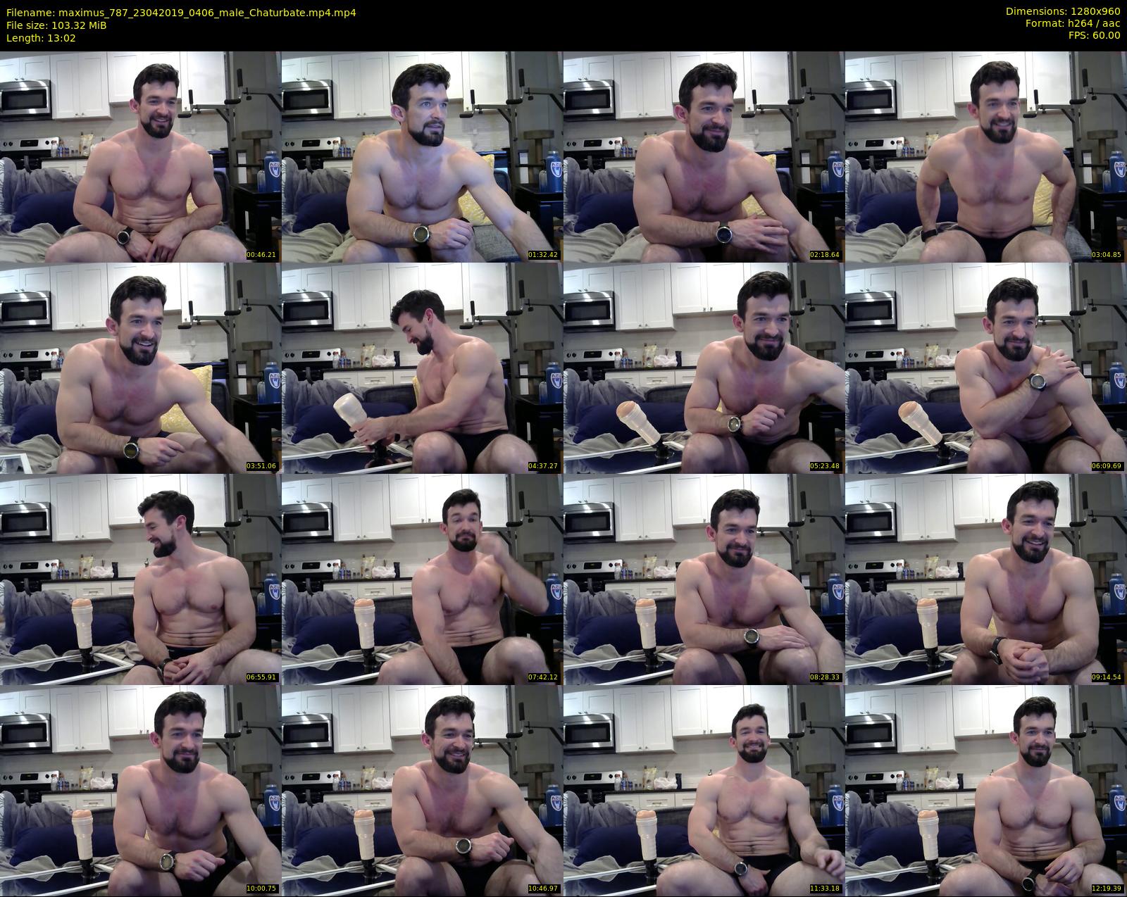 maximus_787 — 14 minute Chaturbate male cam show recording, 720p, Apr 23, 2019