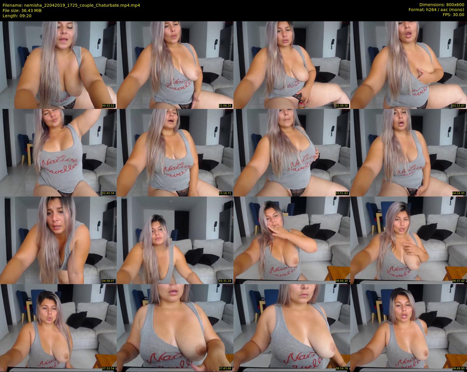 nemisha — 10 minute Chaturbate female cam show recording, 480p, Apr 22, 2019