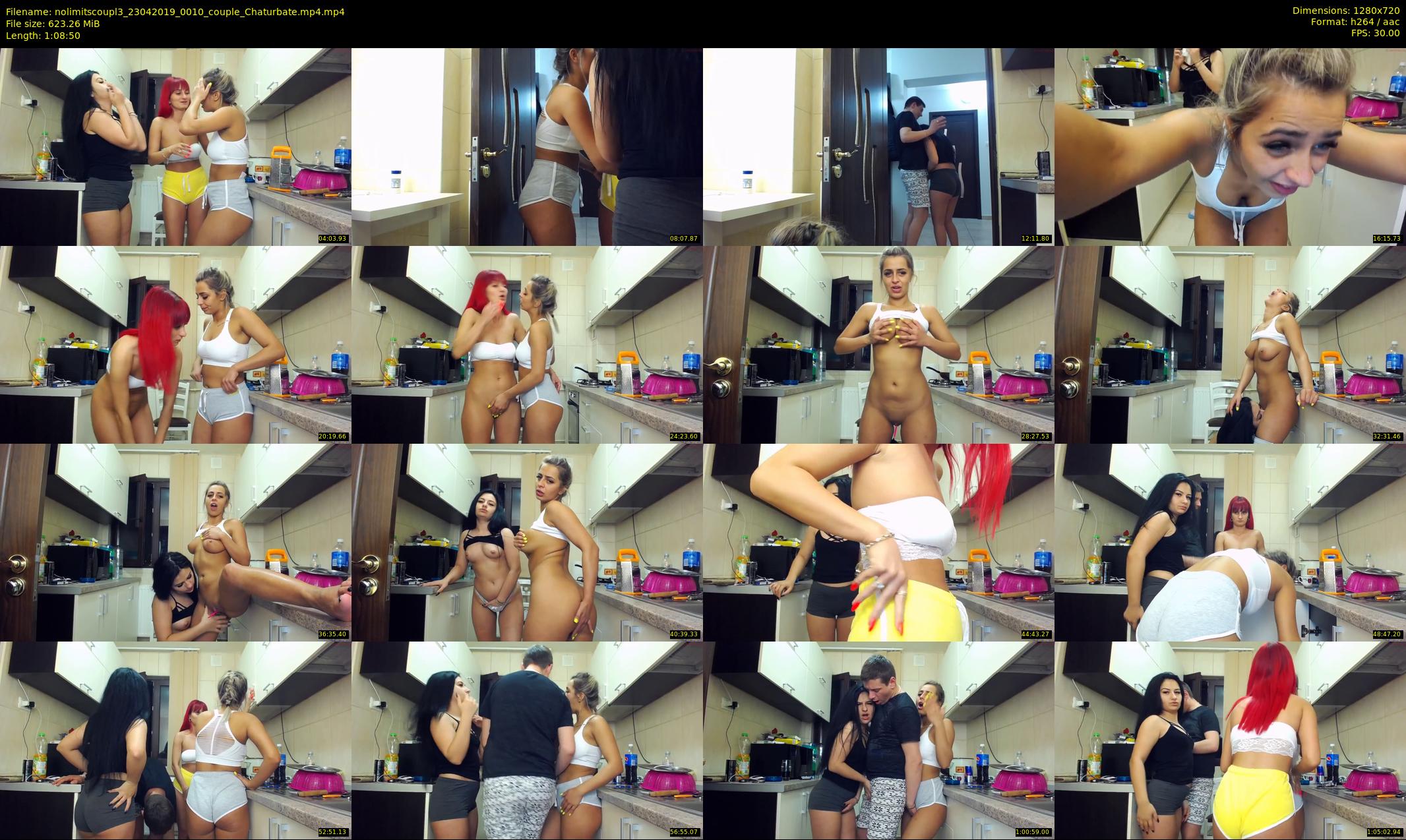 nolimitscoupl3 — 69 minute Chaturbate couple cam show recording, 720p, Apr 23, 2019