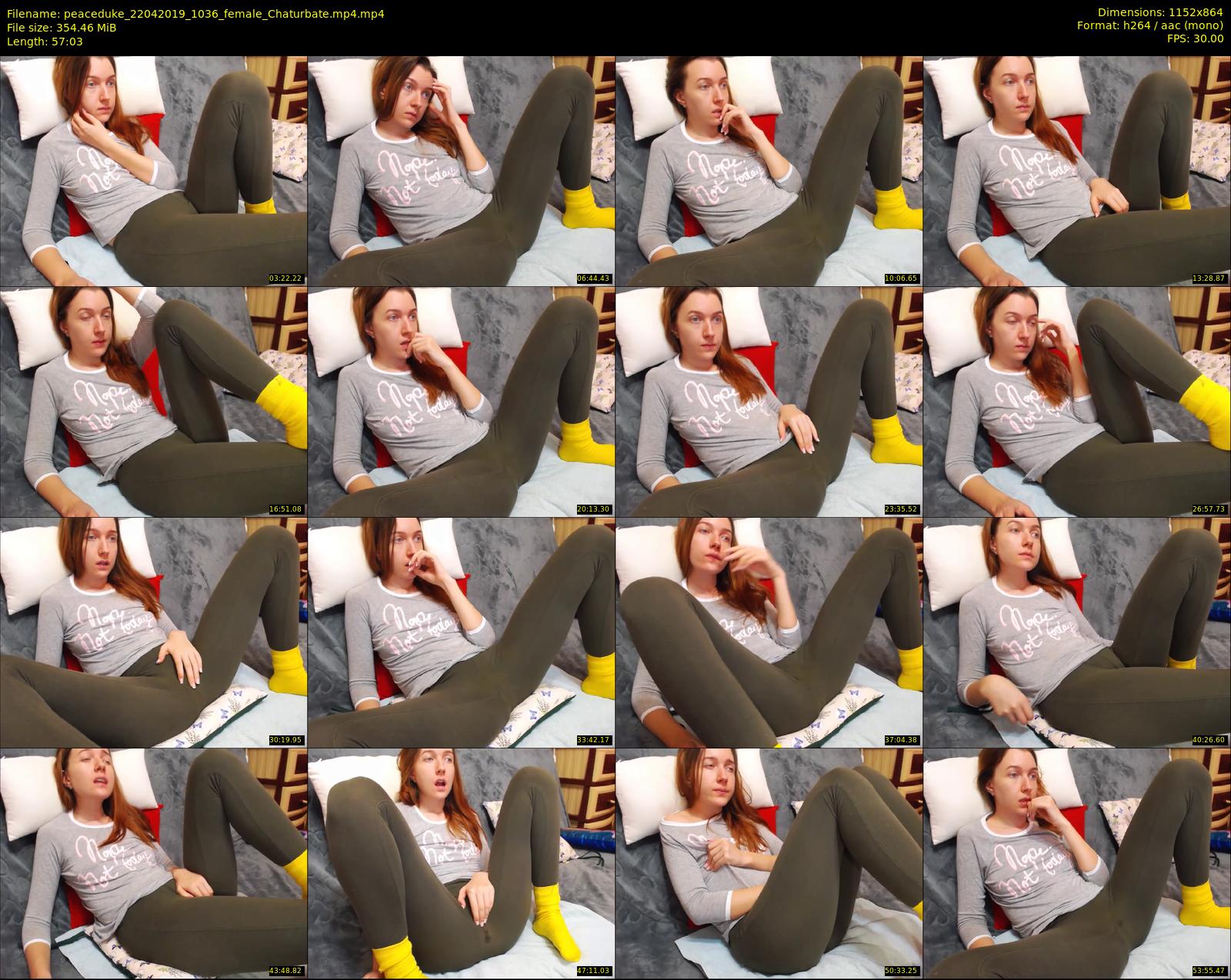peaceduke — 58 minute Chaturbate female cam show recording, 720p, Apr 22, 2019