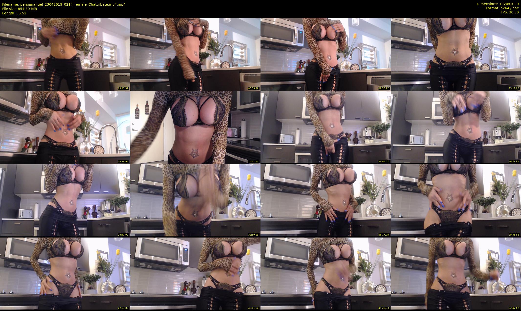 persianangel — 56 minute Chaturbate female cam show recording, 1080p, Apr 23, 2019