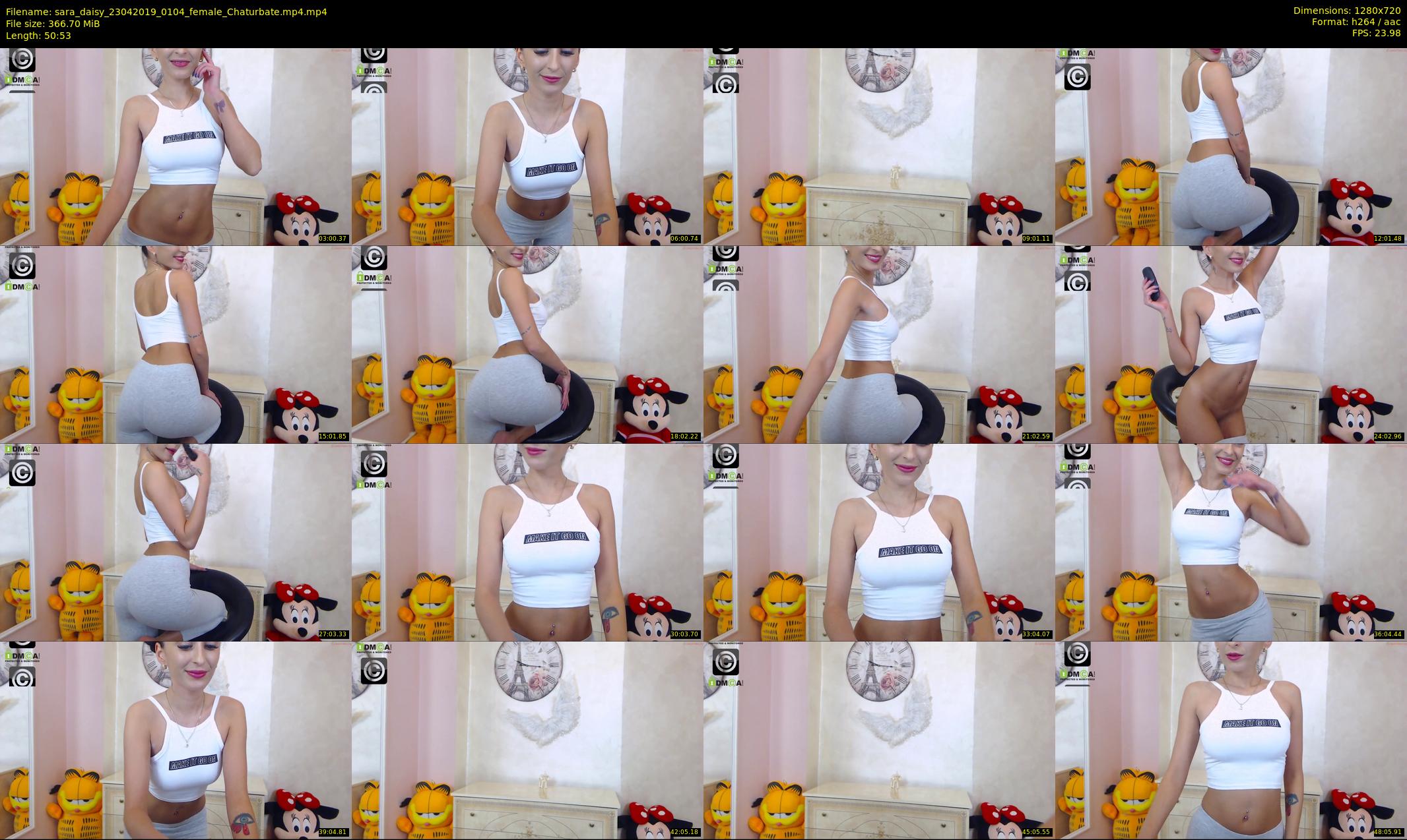 sara_daisy — 51 minute Chaturbate female cam show recording, 720p, Apr 23, 2019