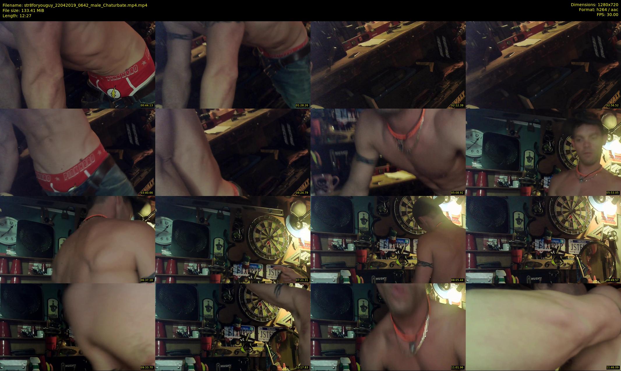 str8foryouguy — 13 minute Chaturbate male cam show recording, 720p, Apr 22, 2019