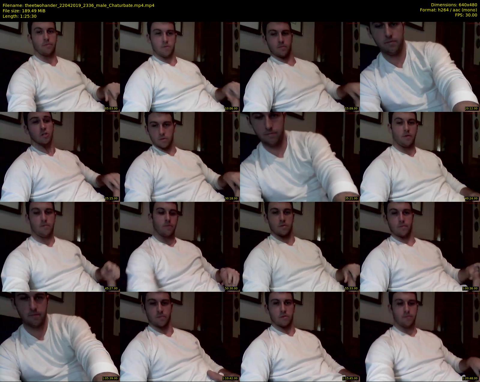 theetwohander — 86 minute Chaturbate male cam show recording, 480p, Apr 22, 2019