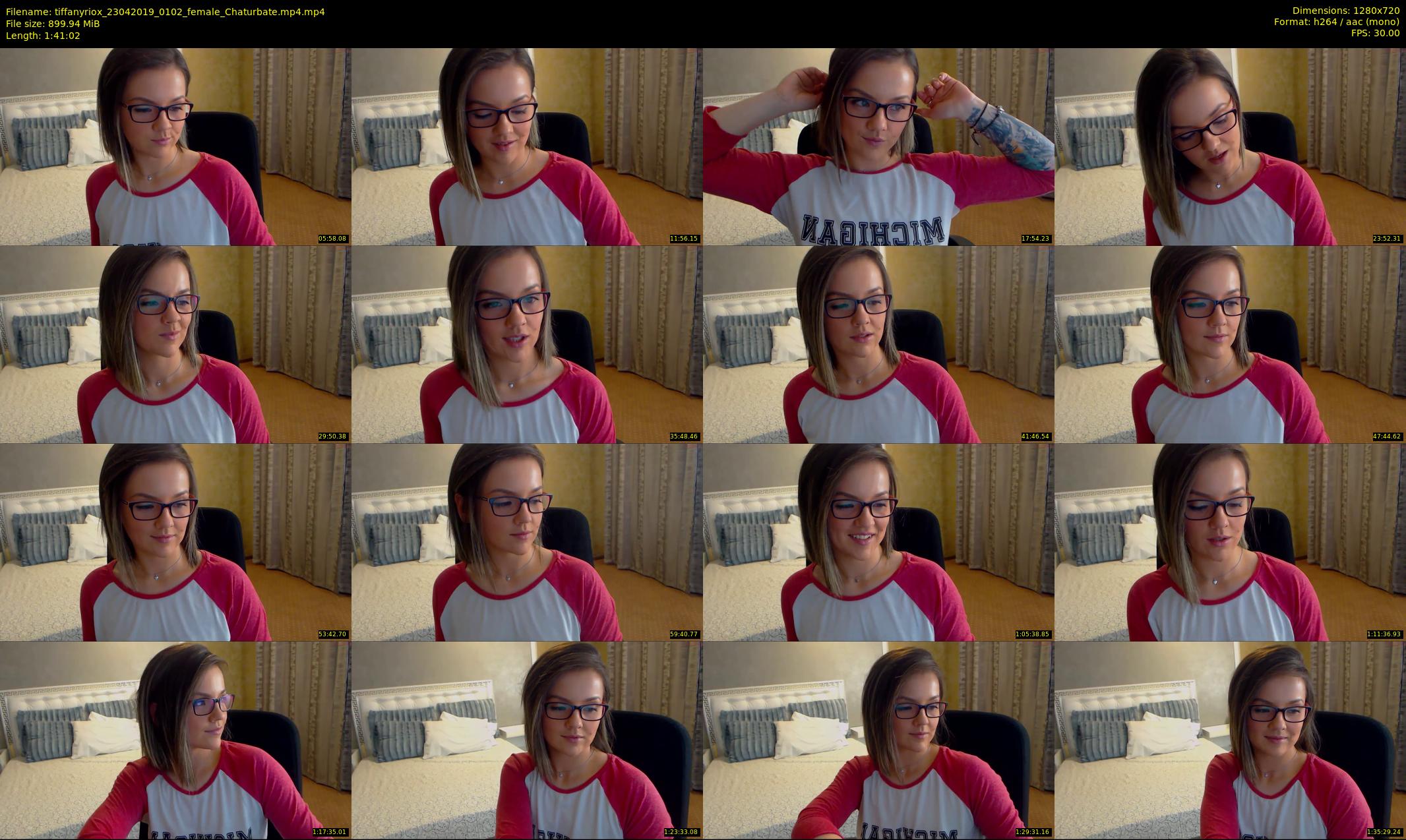 tiffanyriox — 102 minute Chaturbate female cam show recording, 720p, Apr 23, 2019