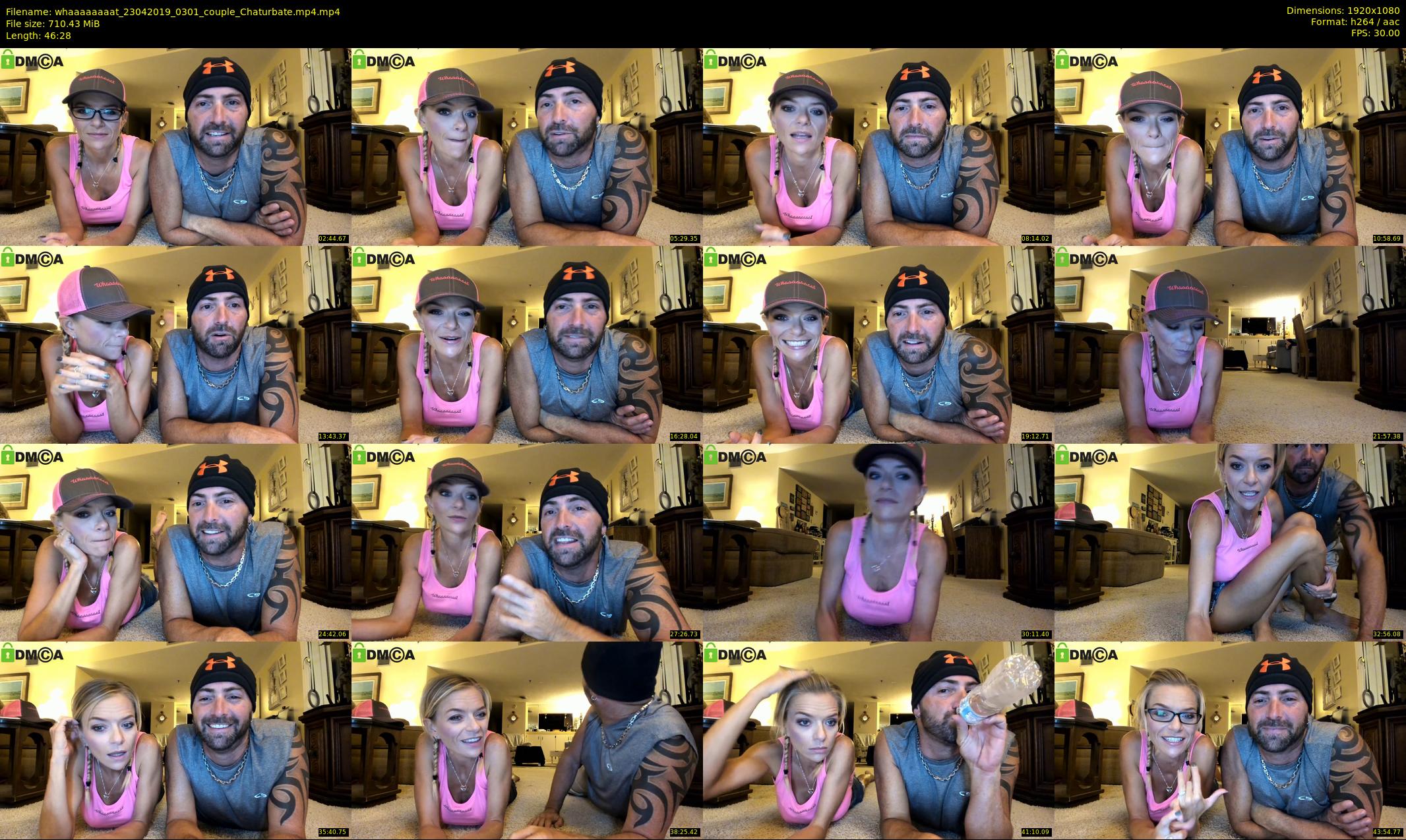 whaaaaaaaat — 47 minute Chaturbate couple cam show recording, 1080p, Apr 23, 2019