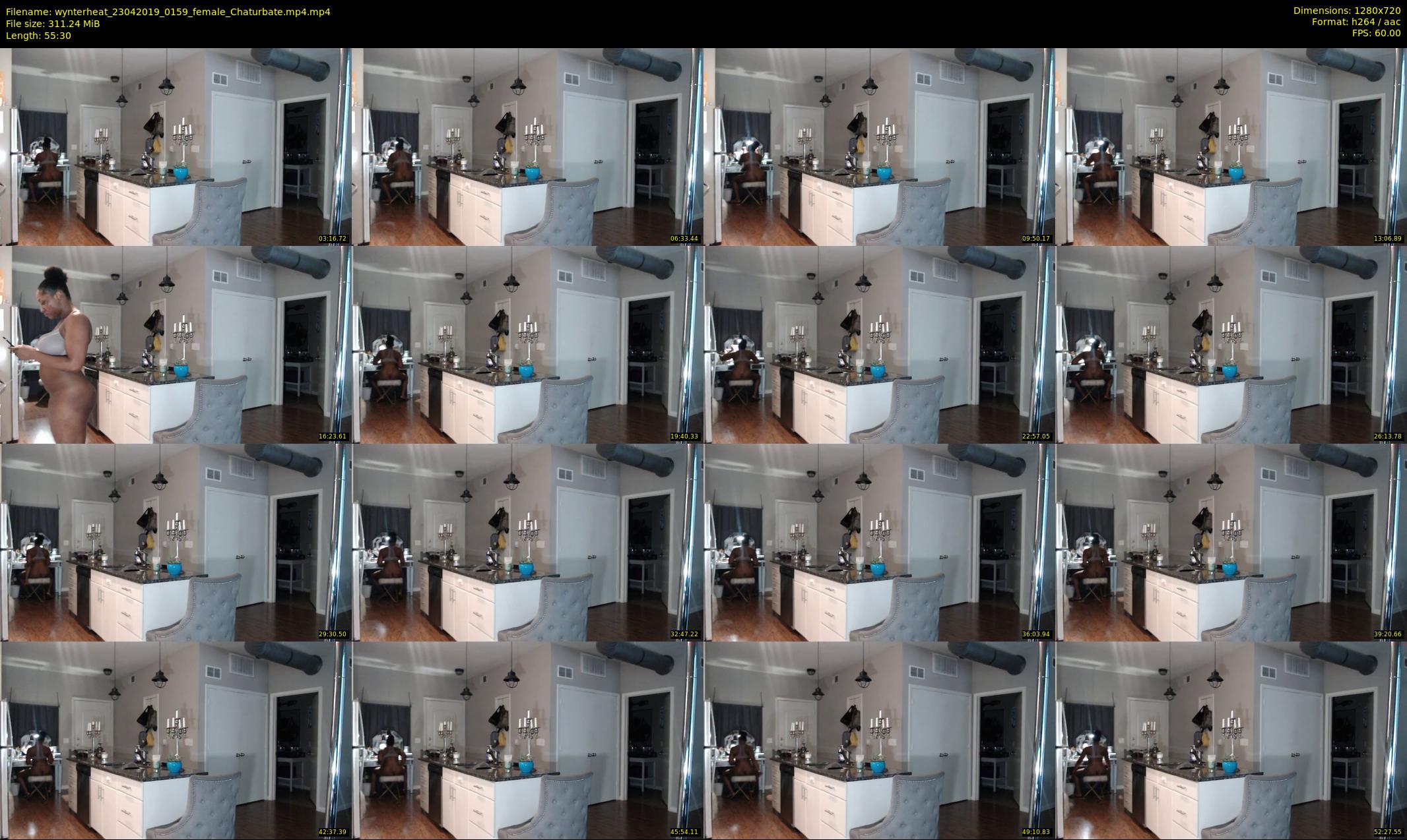 wynterheat — 56 minute Chaturbate female cam show recording, 720p, Apr 23, 2019