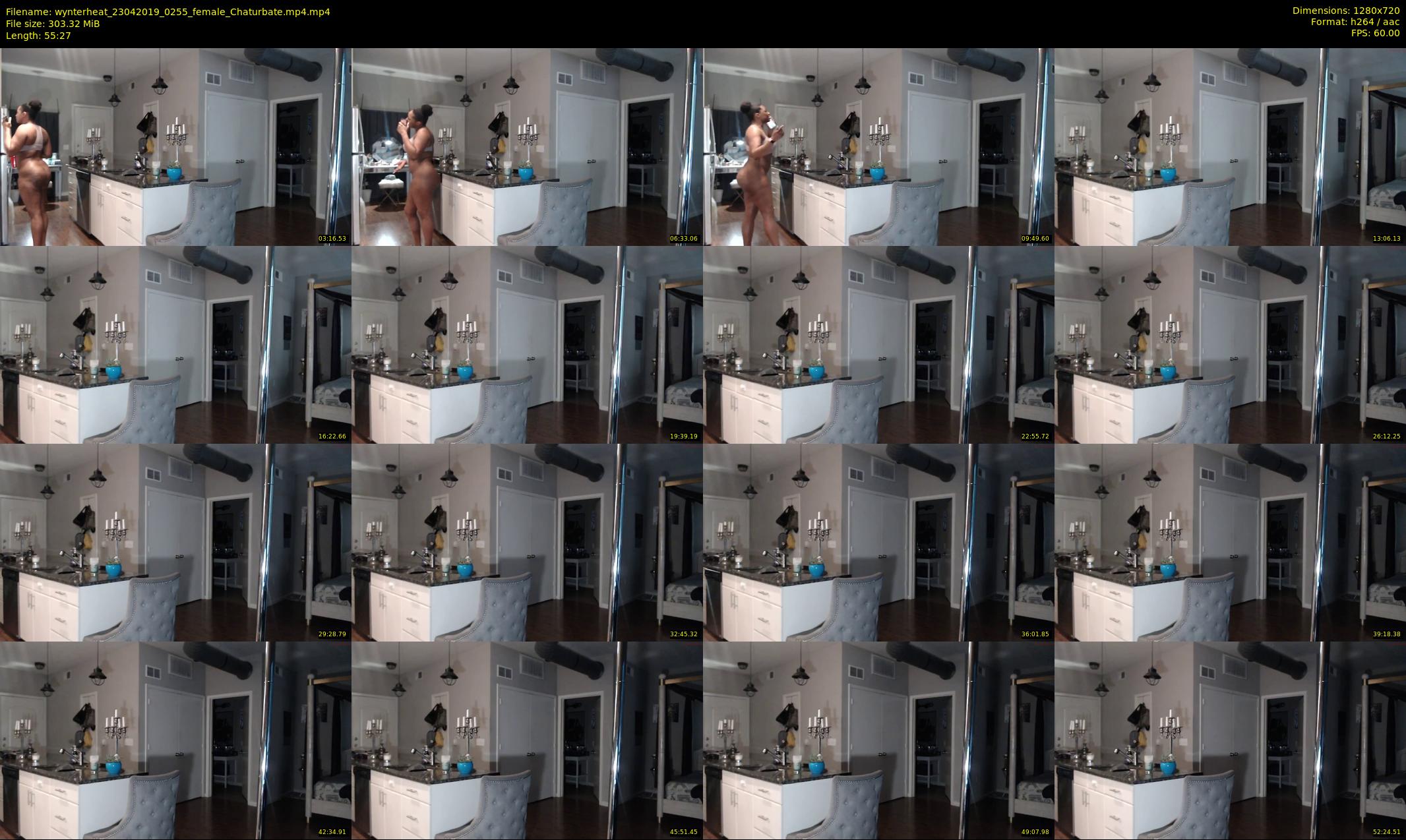wynterheat — 56 minute Chaturbate female cam show recording, 720p, Apr 23, 2019