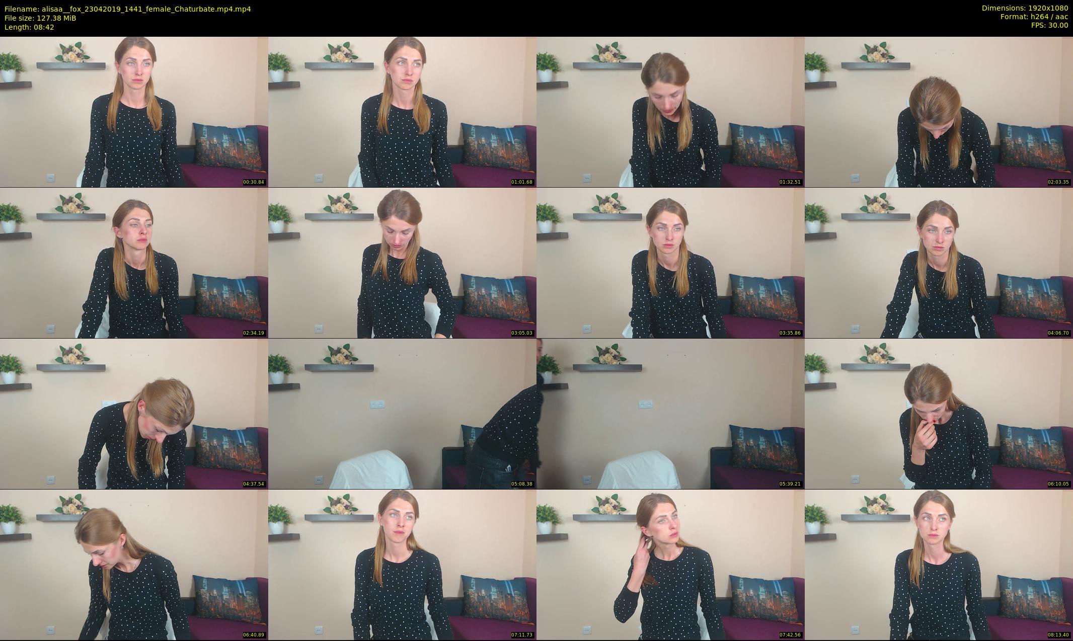 alisaa__fox — 9 minute Chaturbate female cam show recording, 1080p, Apr 23, 2019