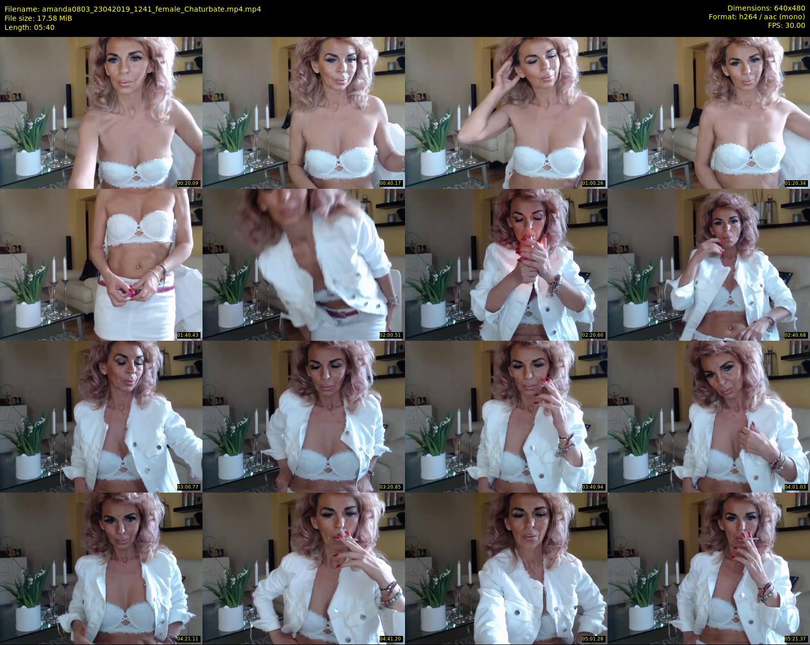 amanda0803 — 6 minute Chaturbate female cam show recording, 480p, Apr 23, 2019