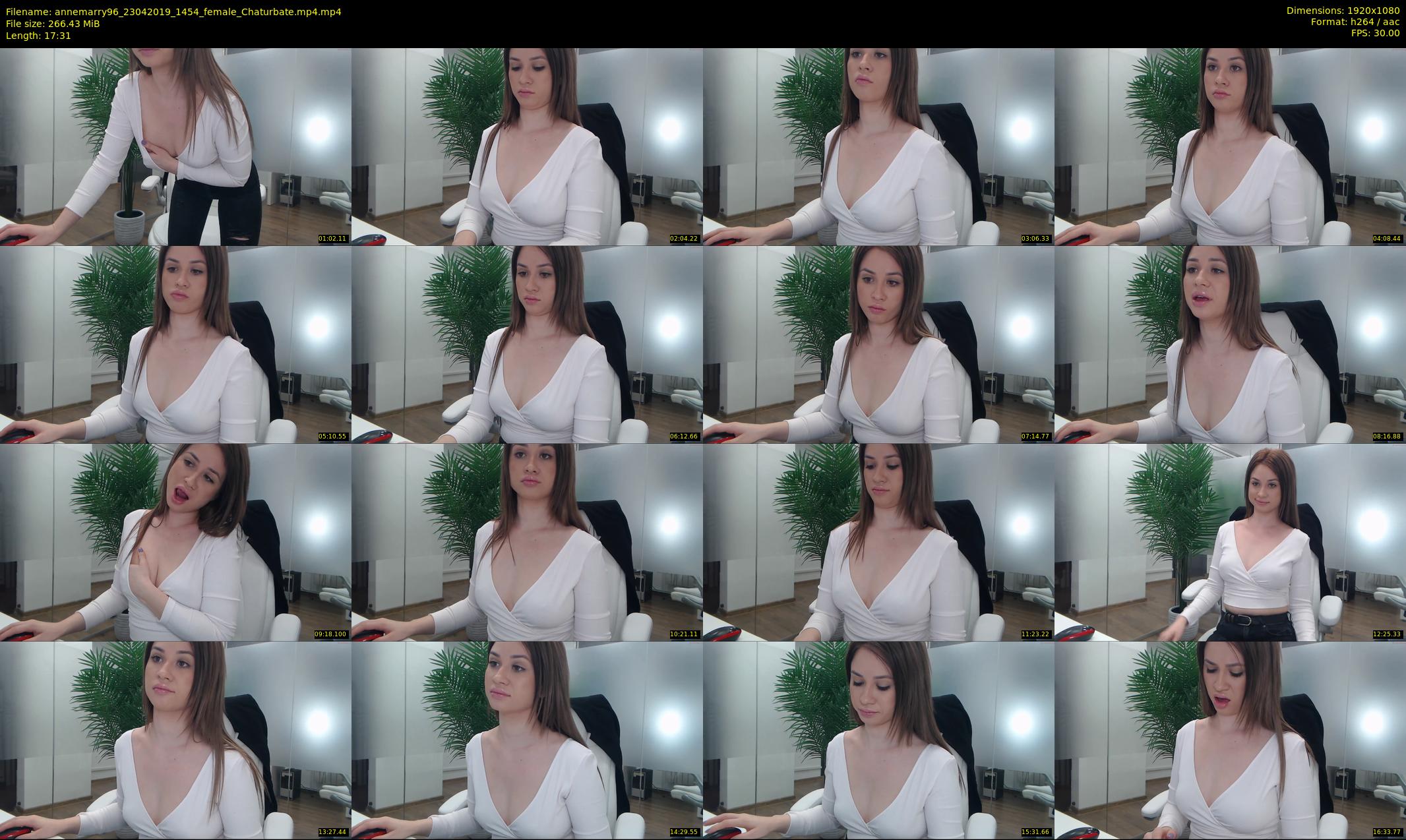 annemarry96 — 18 minute Chaturbate female cam show recording, 1080p, Apr 23, 2019