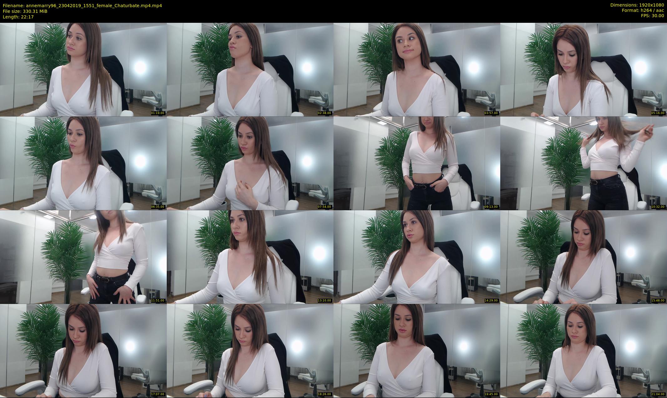 annemarry96 — 23 minute Chaturbate female cam show recording, 1080p, Apr 23, 2019