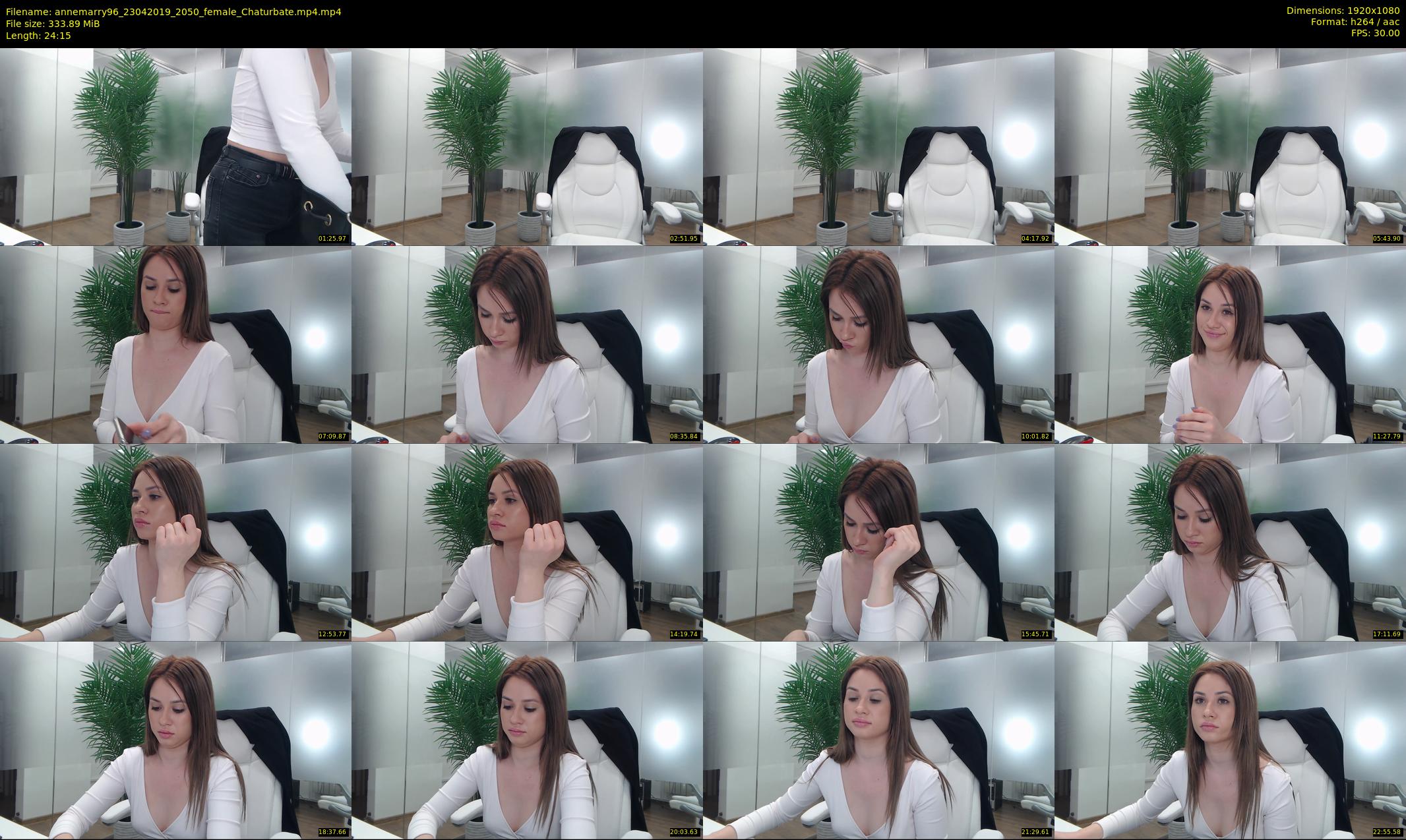 annemarry96 — 25 minute Chaturbate female cam show recording, 1080p, Apr 23, 2019