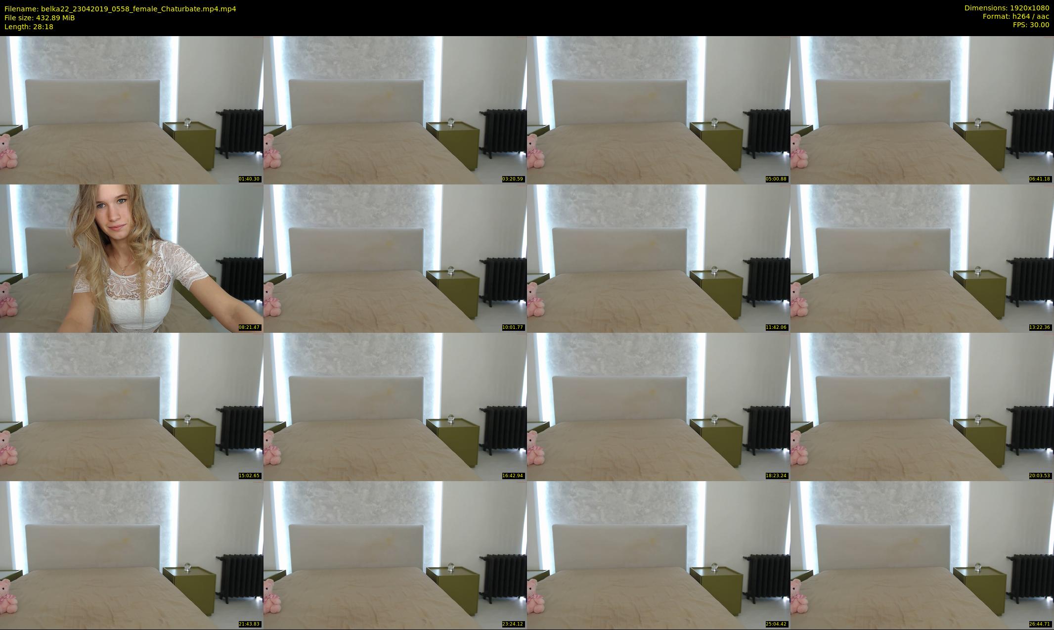 belka22 — 29 minute Chaturbate female cam show recording, 1080p, Apr 23, 2019