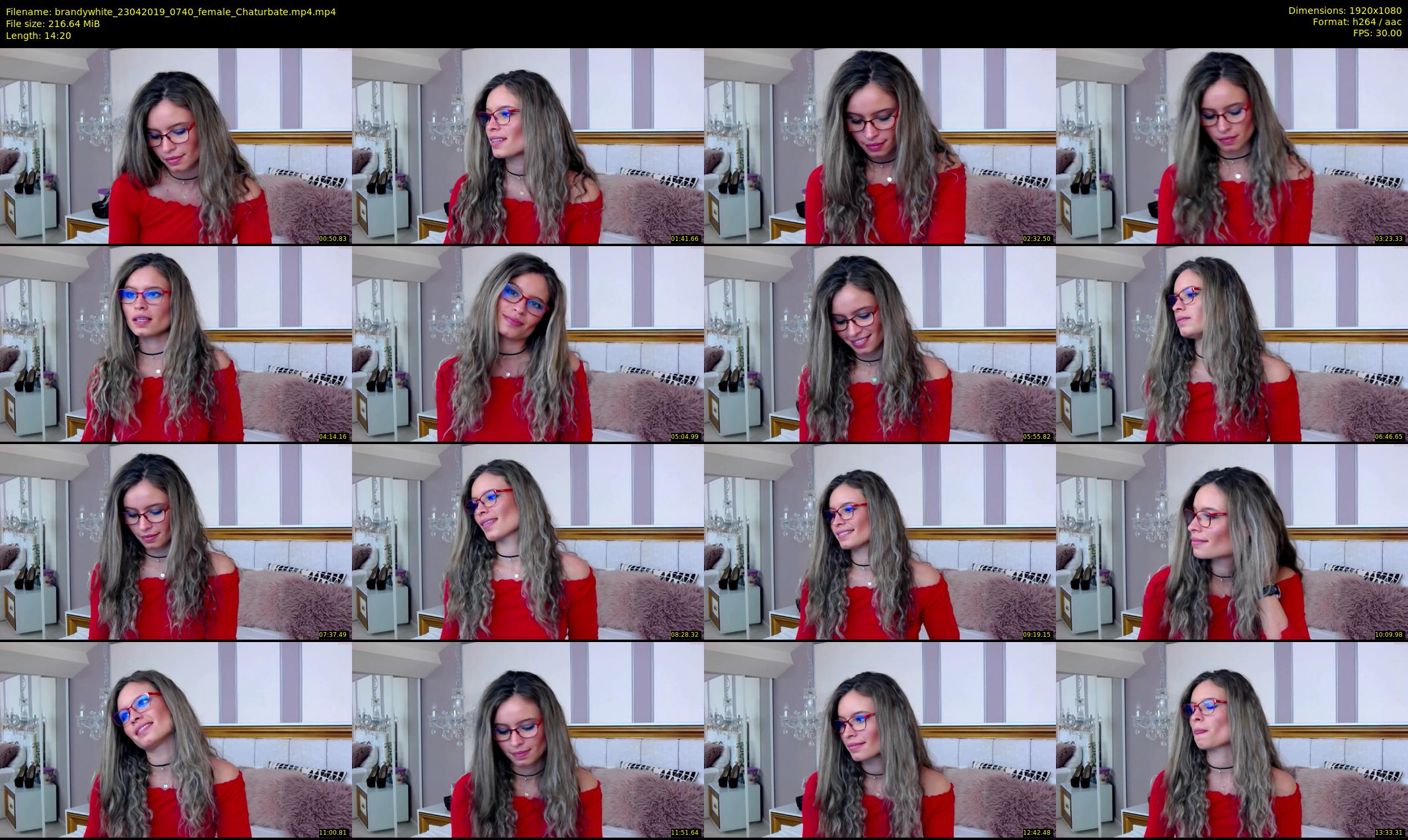 brandywhite — 15 minute Chaturbate female cam show recording, 1080p, Apr 23, 2019