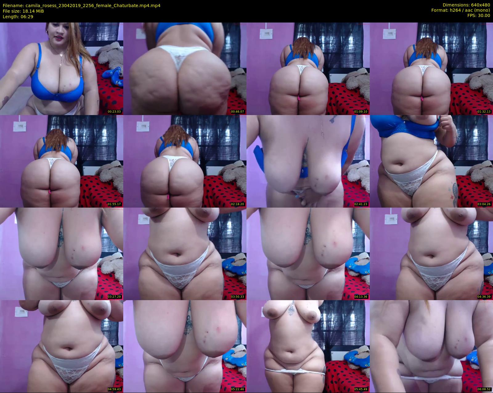 camila_rosess — 7 minute Chaturbate female cam show recording, 480p, Apr 23, 2019