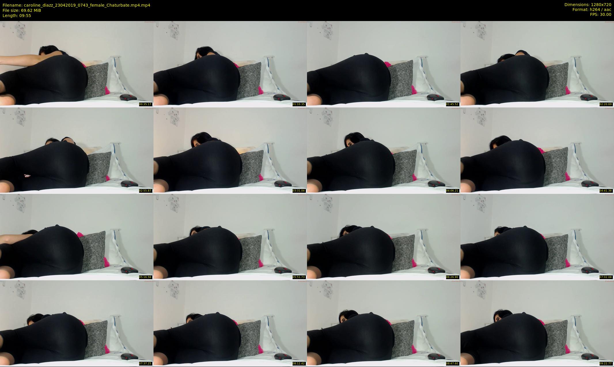 caroline_diazz — 10 minute Chaturbate female cam show recording, 720p, Apr 23, 2019