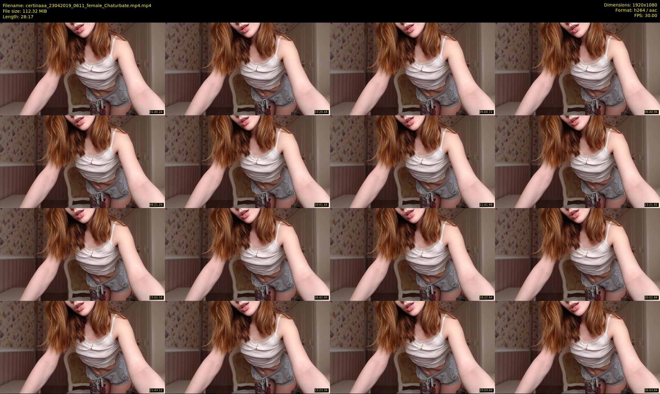 certinaaa — 29 minute Chaturbate female cam show recording, 1080p, Apr 23, 2019