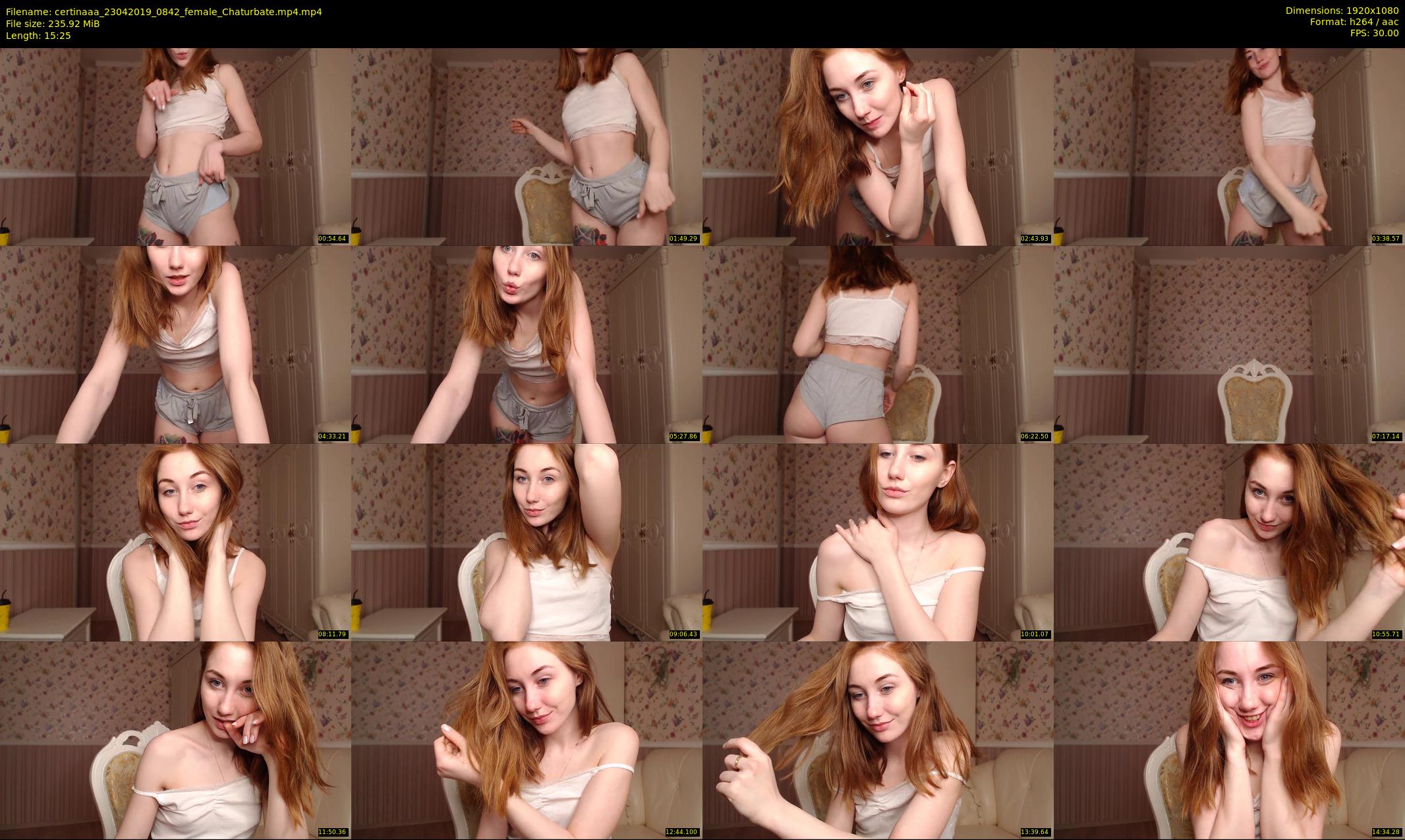 certinaaa — 16 minute Chaturbate female cam show recording, 1080p, Apr 23, 2019