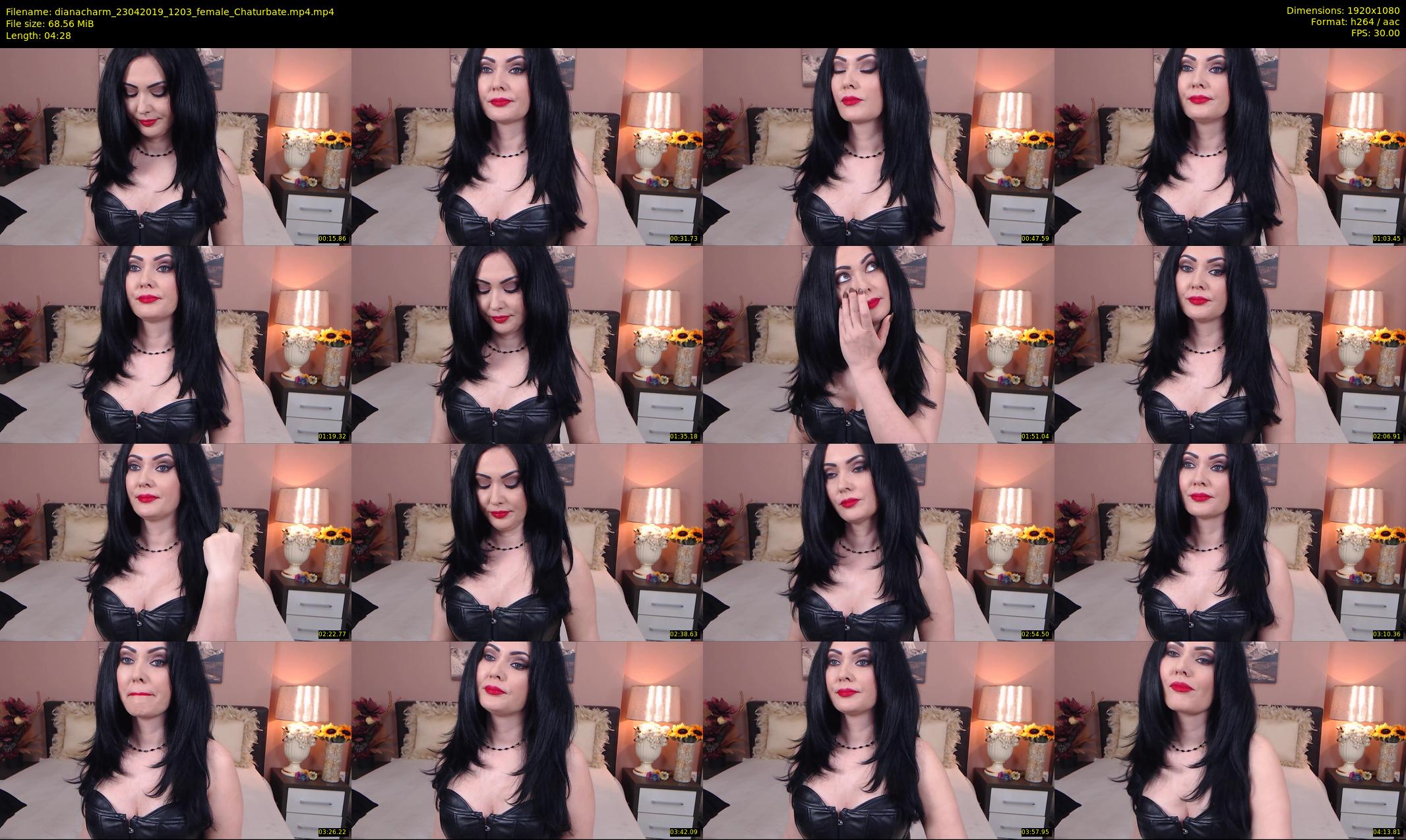 dianacharm — 5 minute Chaturbate female cam show recording, 1080p, Apr 23, 2019