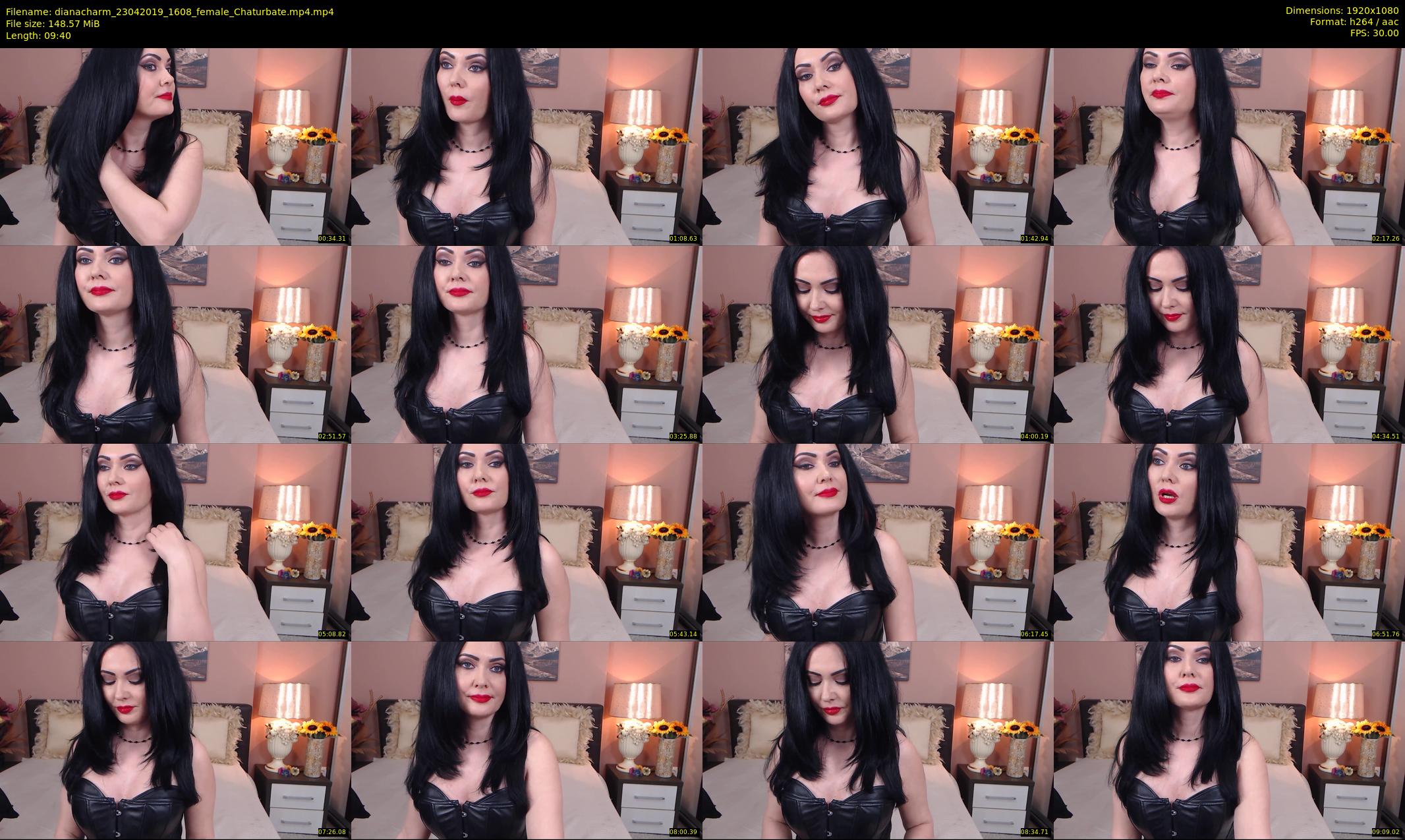 dianacharm — 10 minute Chaturbate female cam show recording, 1080p, Apr 23, 2019