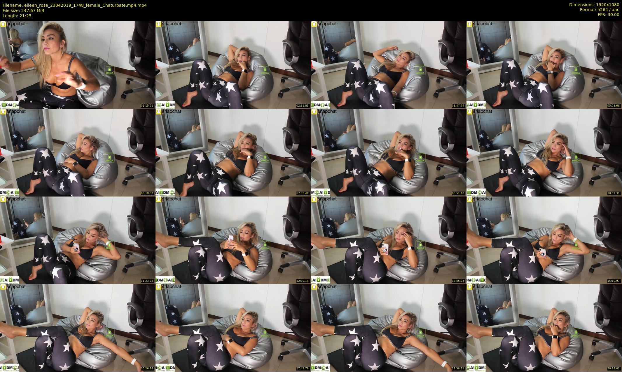 eileen_rose — 22 minute Chaturbate female cam show recording, 1080p, Apr 23, 2019