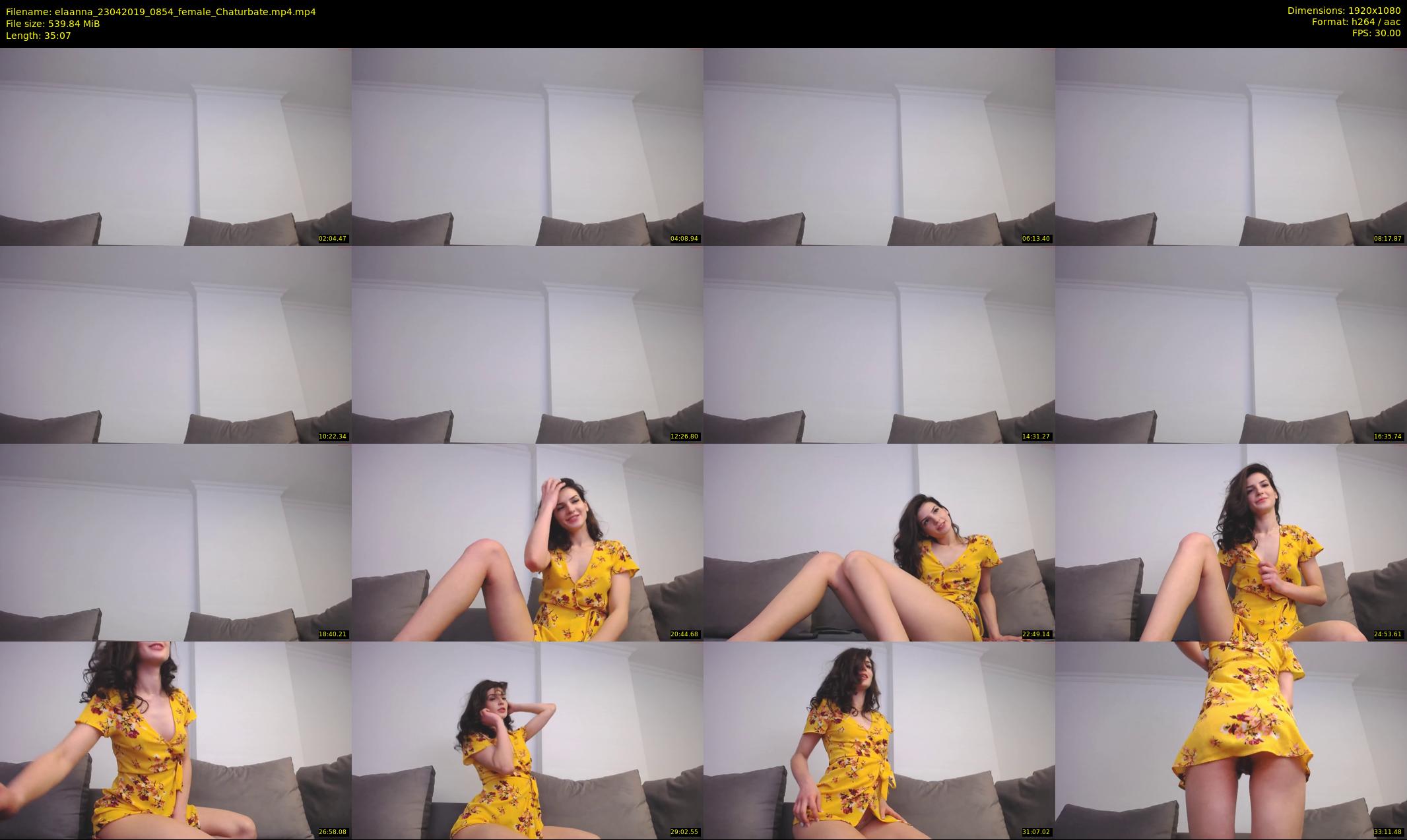 elaanna — 36 minute Chaturbate female cam show recording, 1080p, Apr 23, 2019