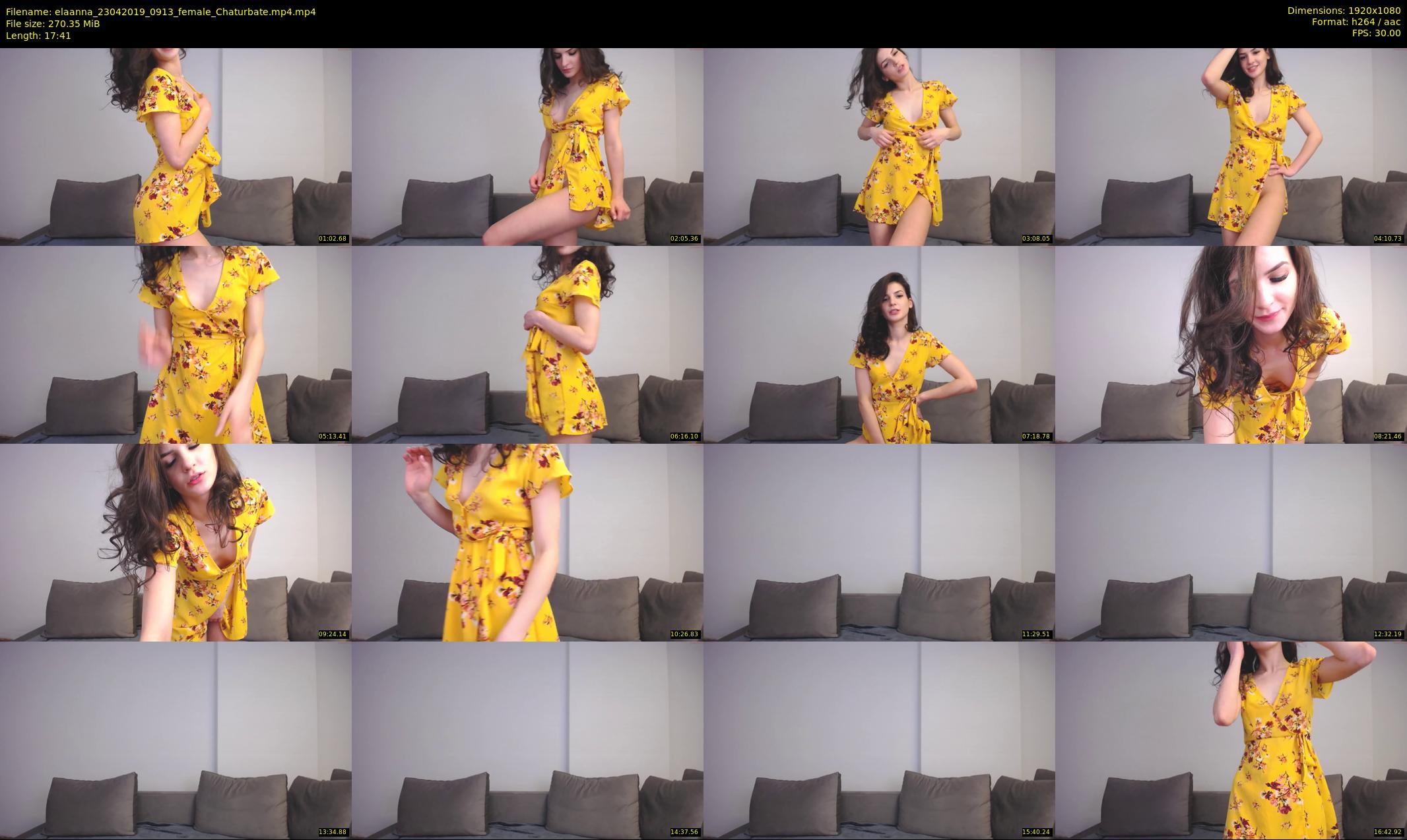 elaanna — 18 minute Chaturbate female cam show recording, 1080p, Apr 23, 2019