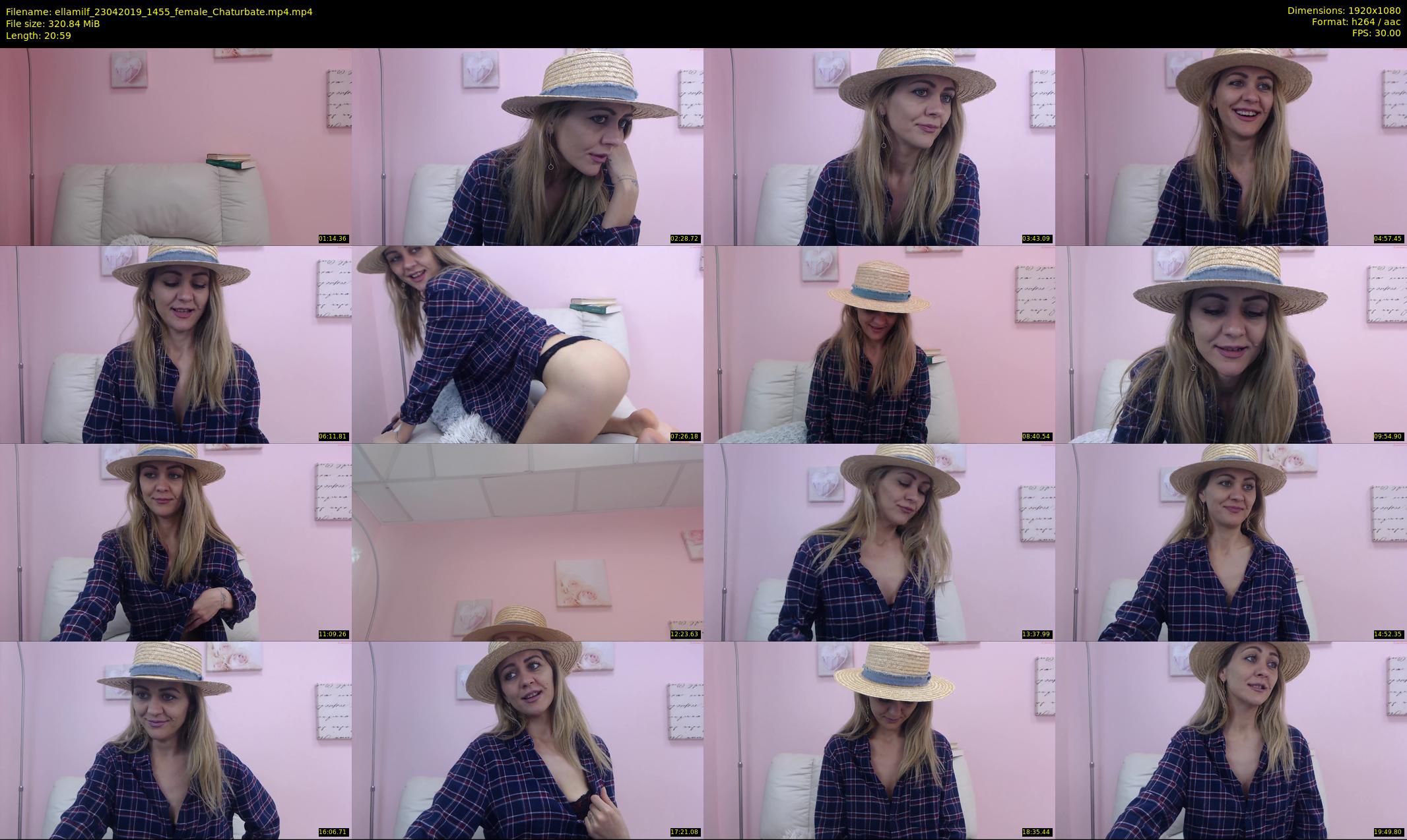 ellamilf — 21 minute Chaturbate female cam show recording, 1080p, Apr 23, 2019