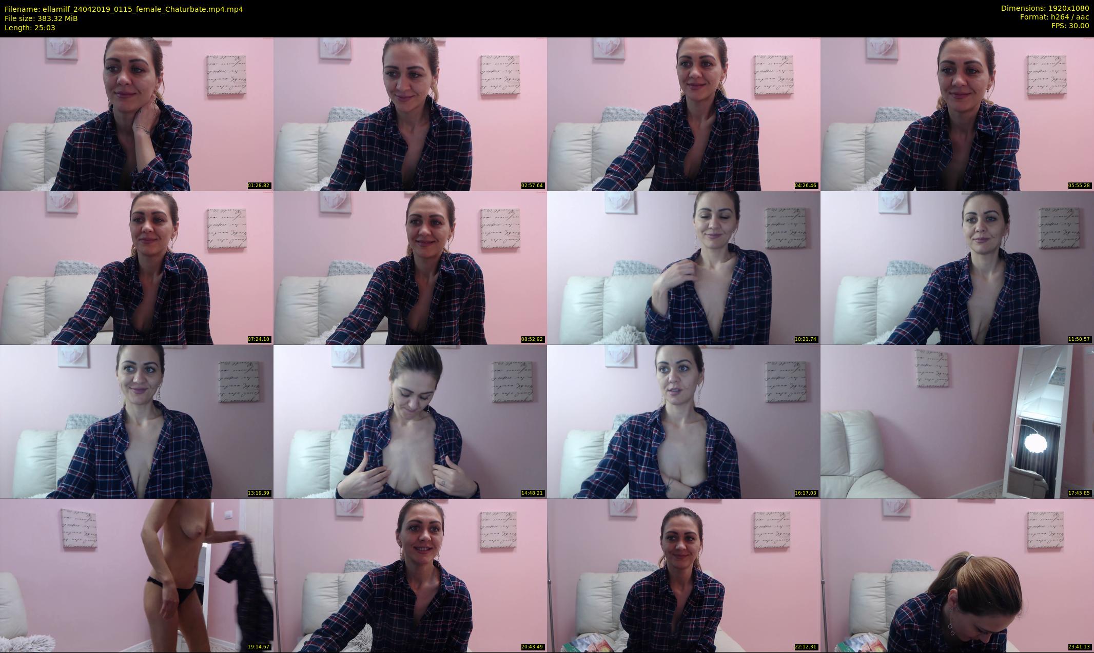 ellamilf — 26 minute Chaturbate female cam show recording, 1080p, Apr 24, 2019