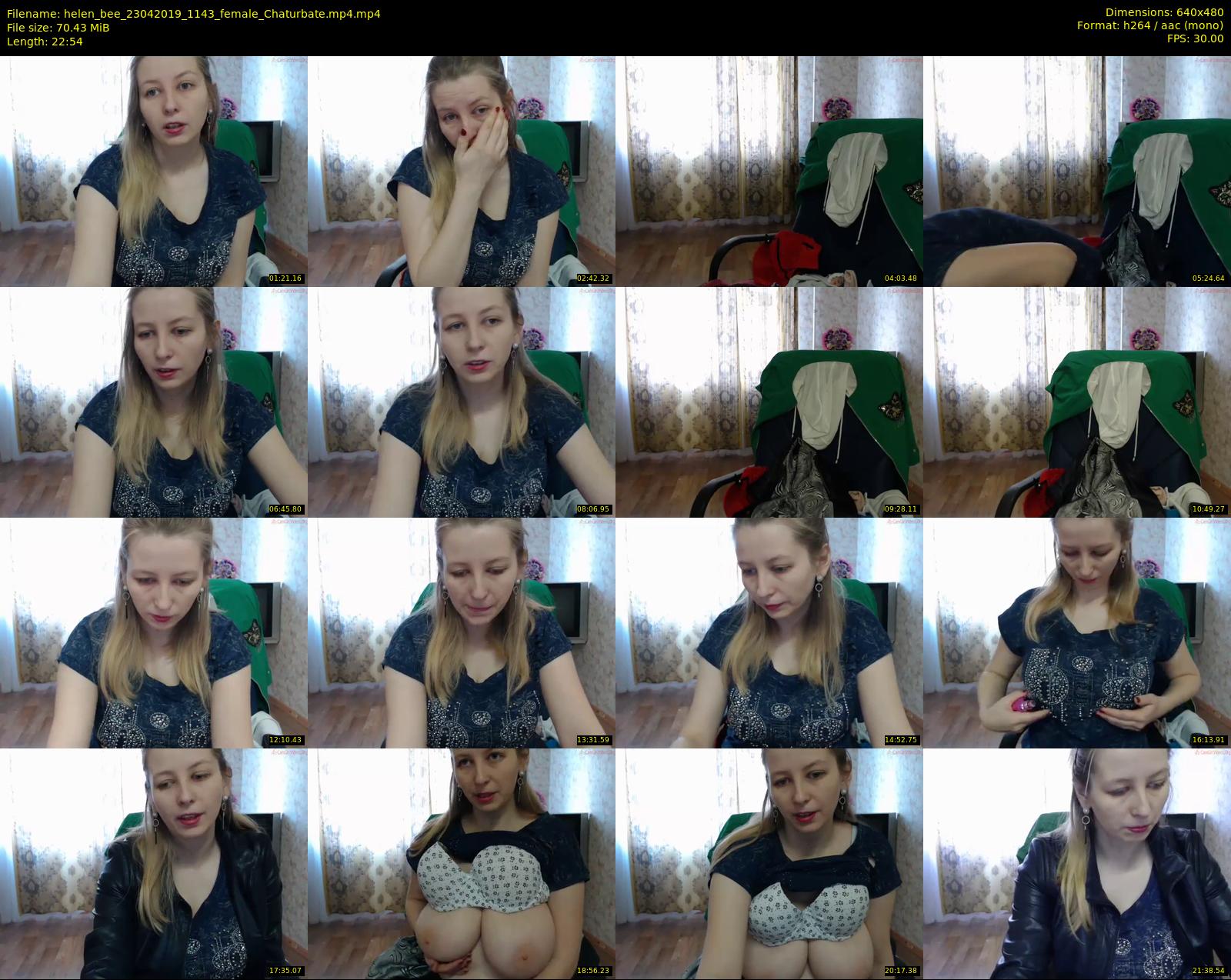 helen_bee — 23 minute Chaturbate female cam show recording, 480p, Apr 23, 2019