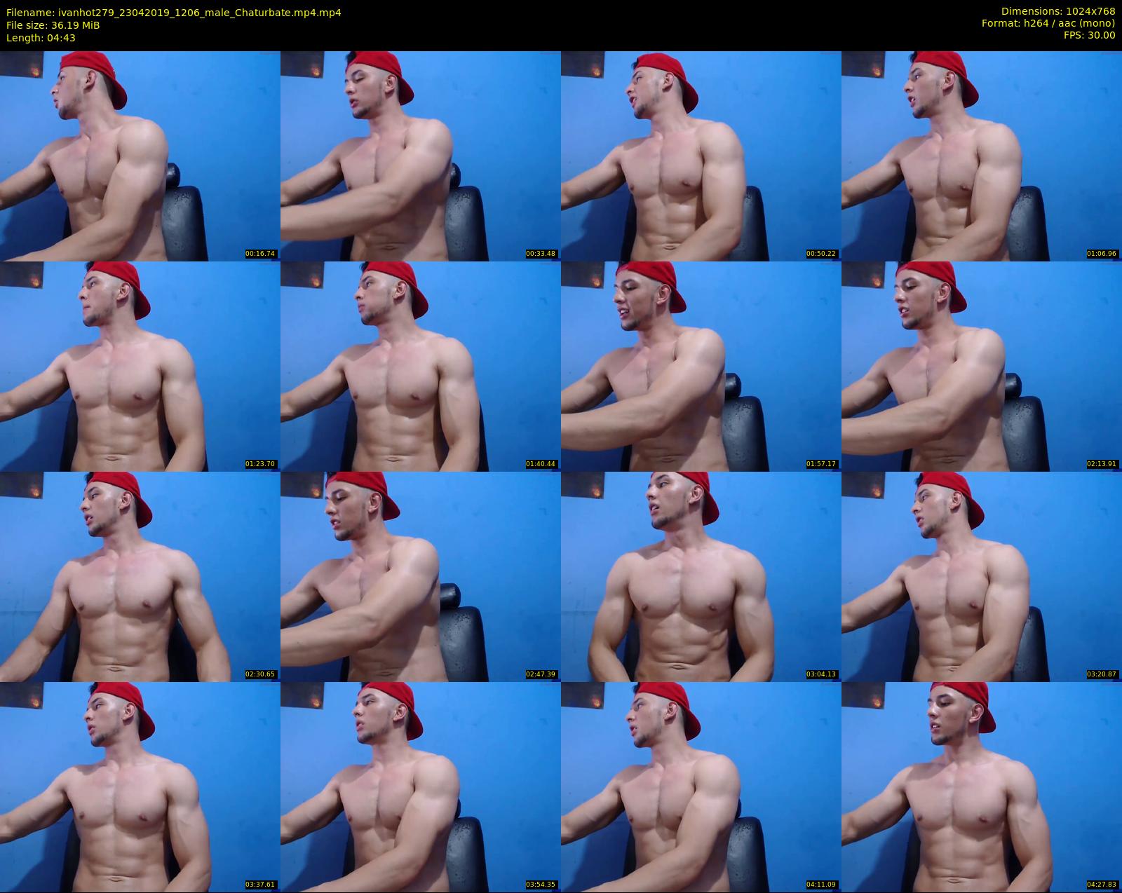 ivanhot279 — 5 minute Chaturbate male cam show recording, 720p, Apr 23, 2019