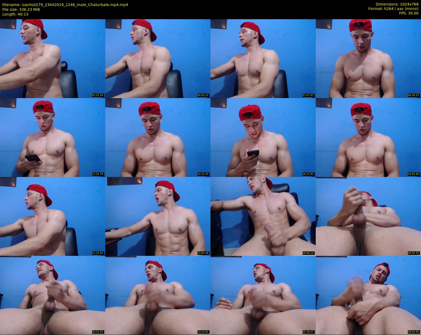 ivanhot279 — 41 minute Chaturbate male cam show recording, 720p, Apr 23, 2019