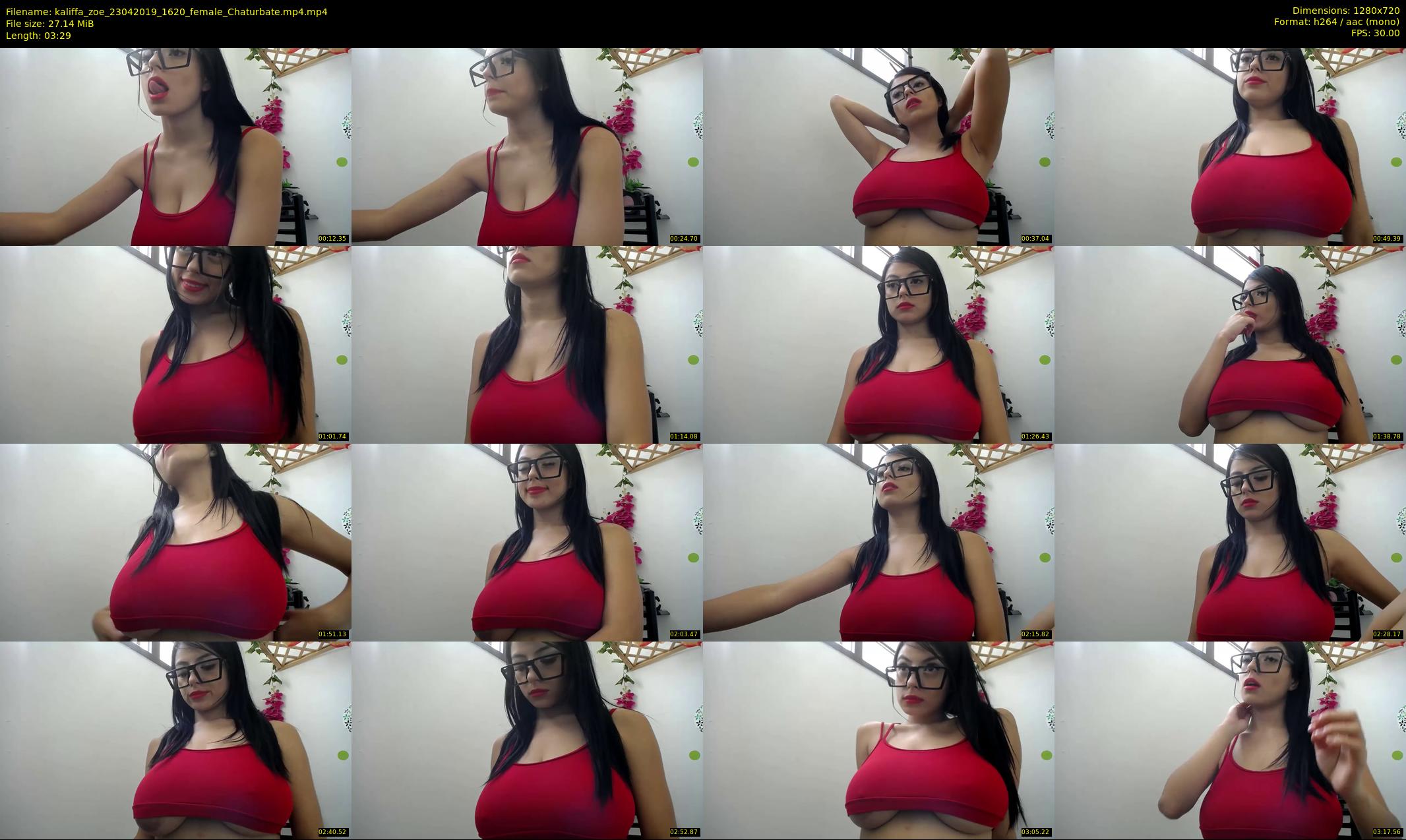 kaliffa_zoe — 4 minute Chaturbate female cam show recording, 720p, Apr 23, 2019