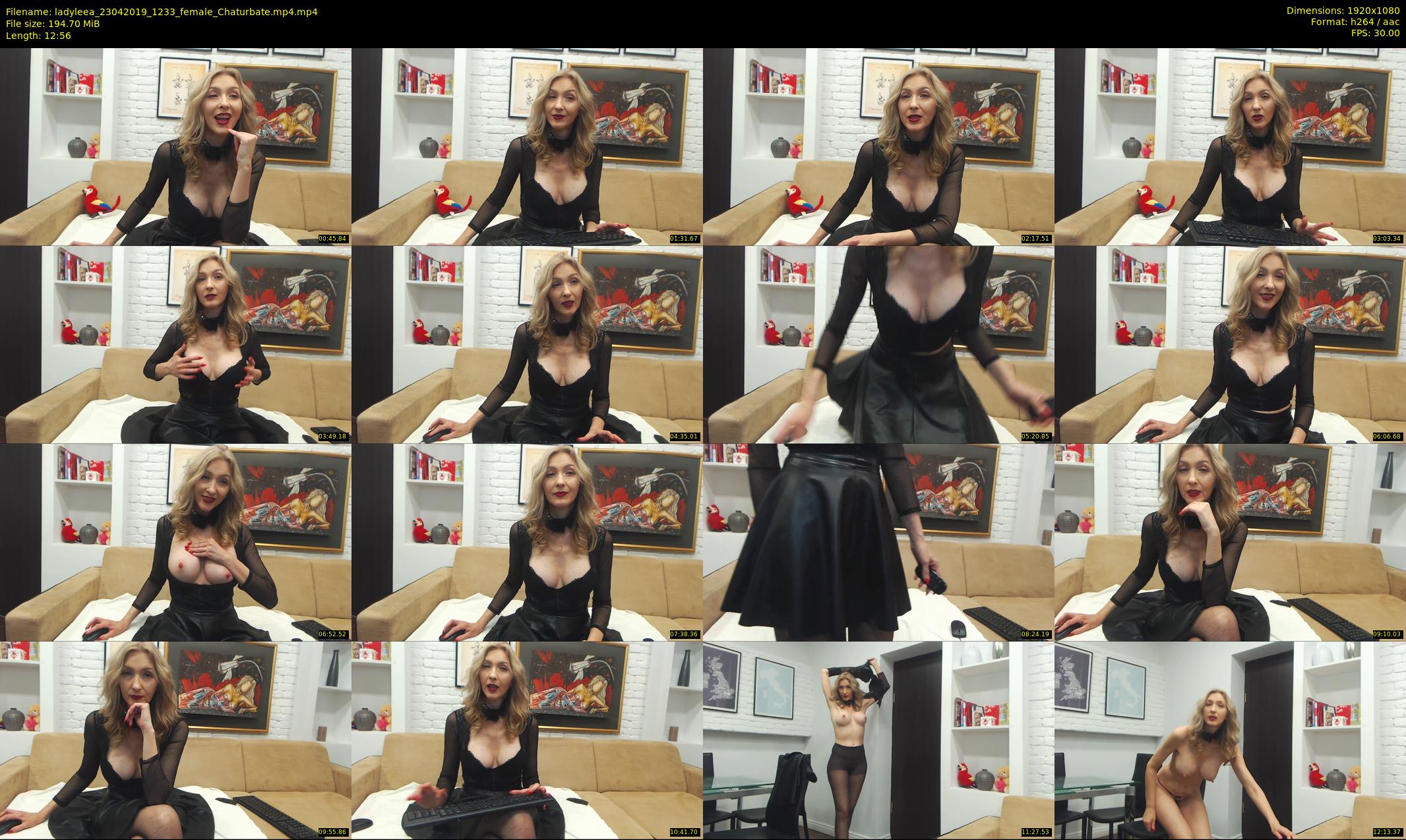 ladyleea — 13 minute Chaturbate female cam show recording, 1080p, Apr 23, 2019