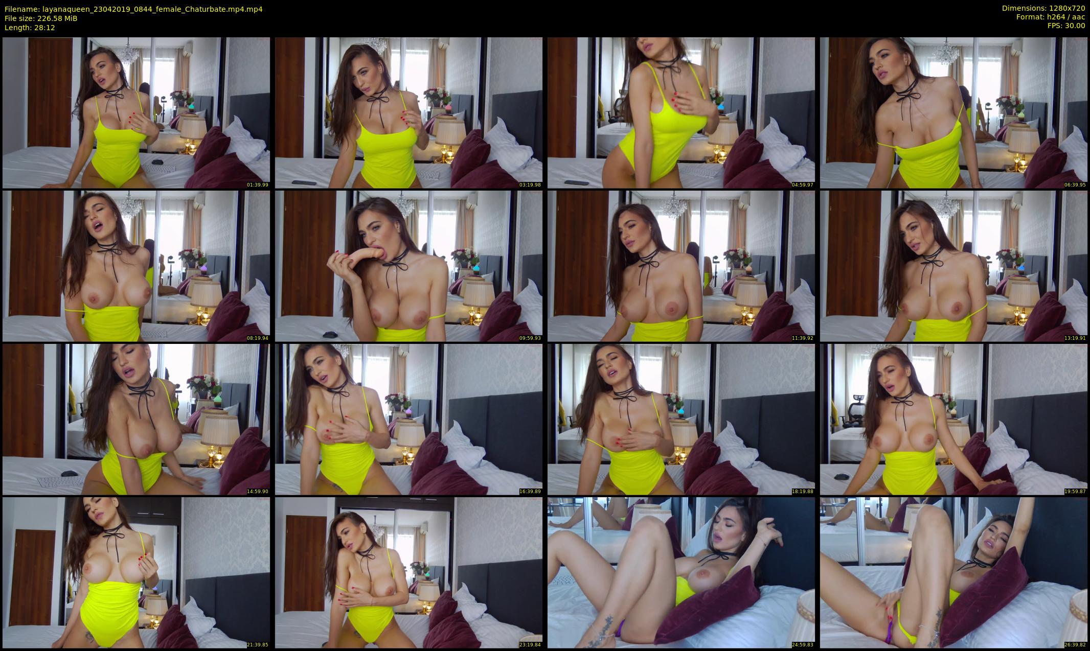 layanaqueen — 29 minute Chaturbate female cam show recording, 720p, Apr 23, 2019