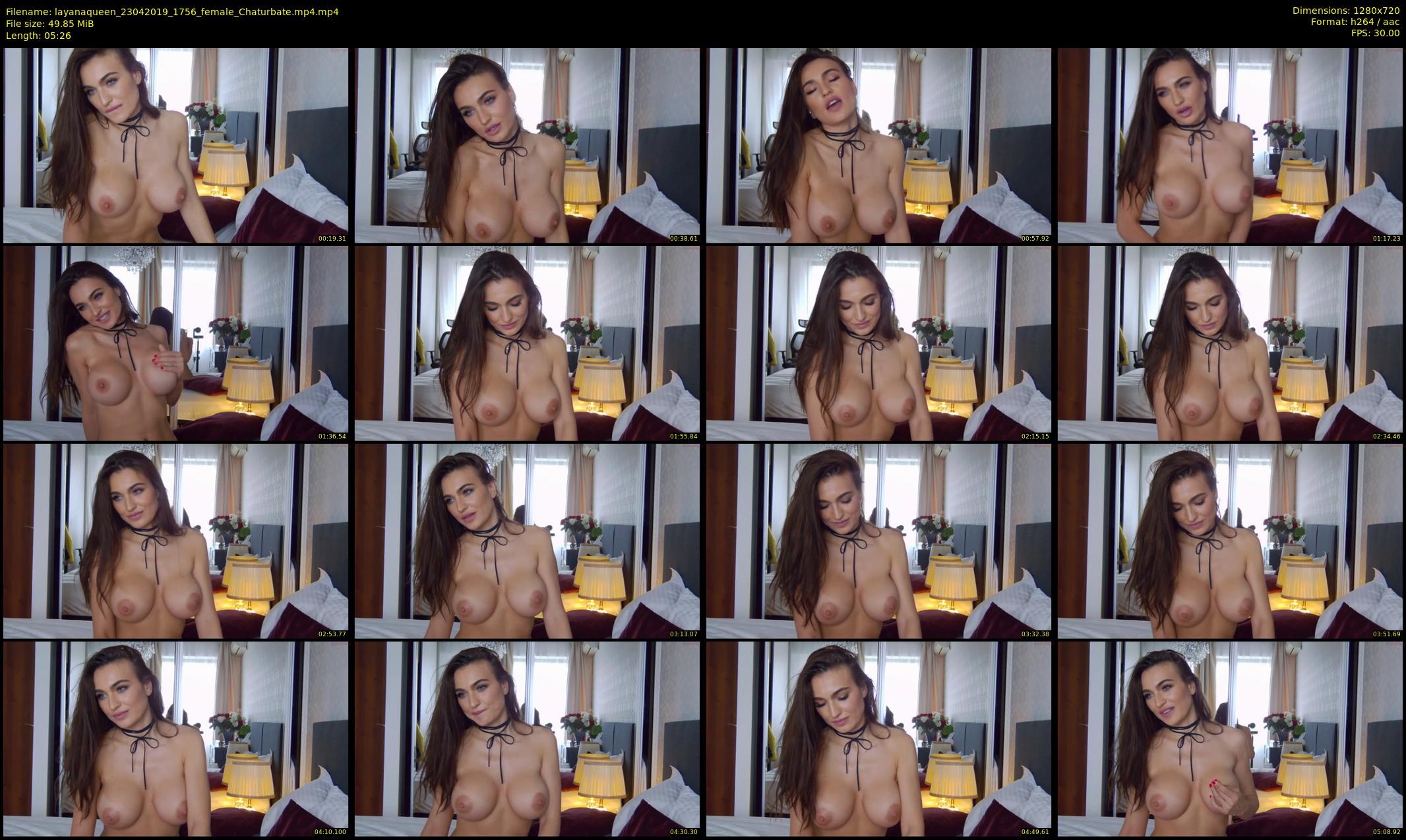 layanaqueen — 6 minute Chaturbate female cam show recording, 720p, Apr 23, 2019