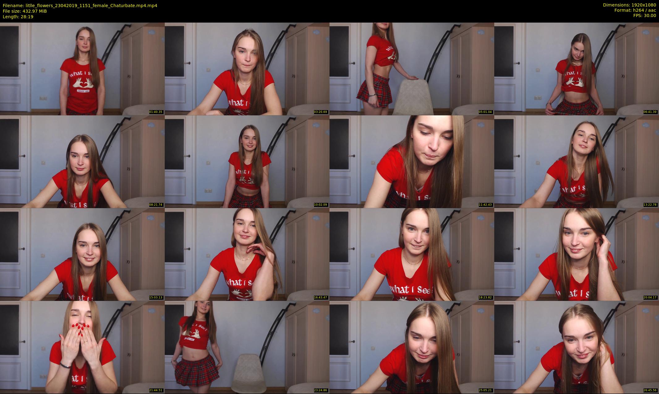 litlle_flowers — 29 minute Chaturbate female cam show recording, 1080p, Apr 23, 2019