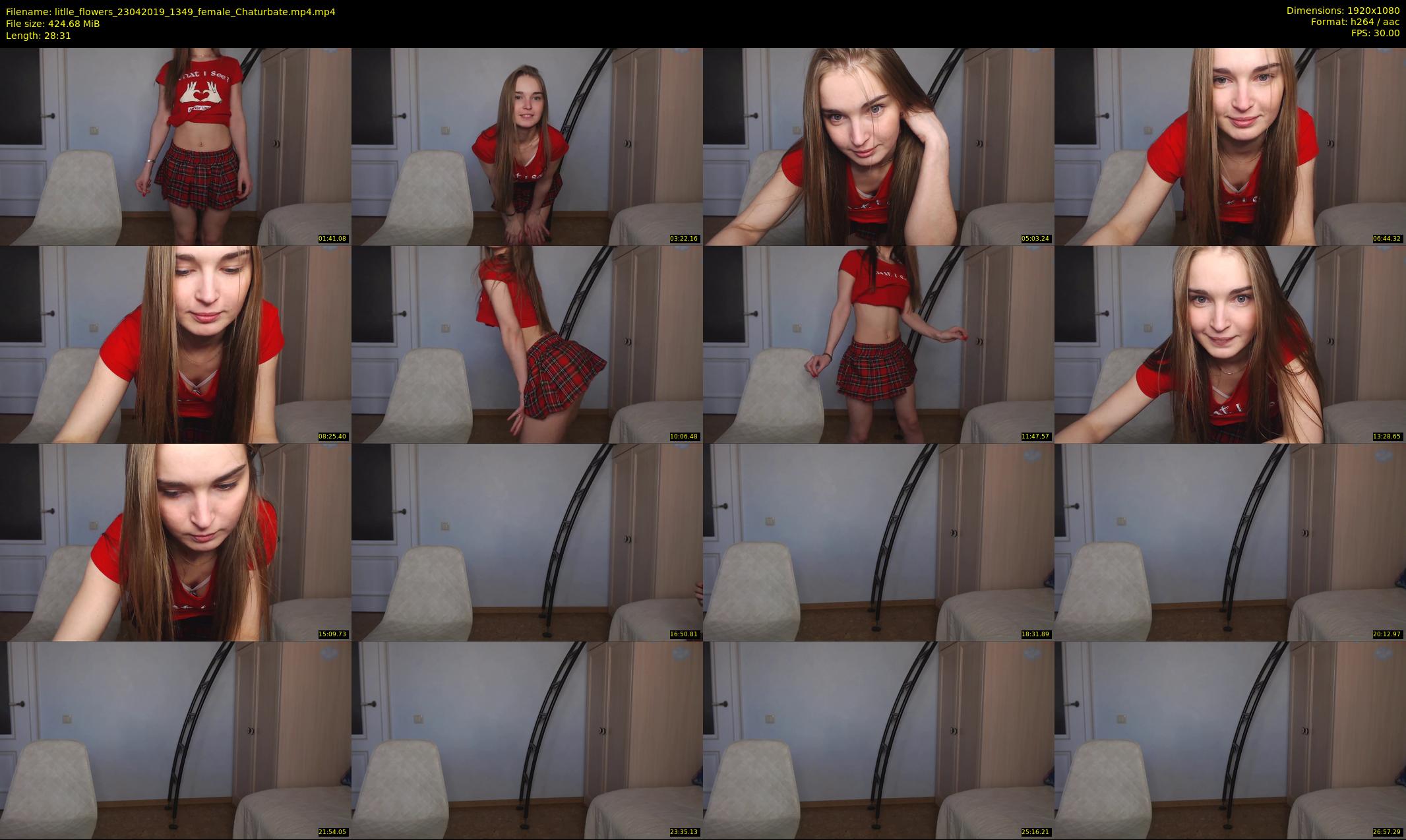 litlle_flowers — 29 minute Chaturbate female cam show recording, 1080p, Apr 23, 2019