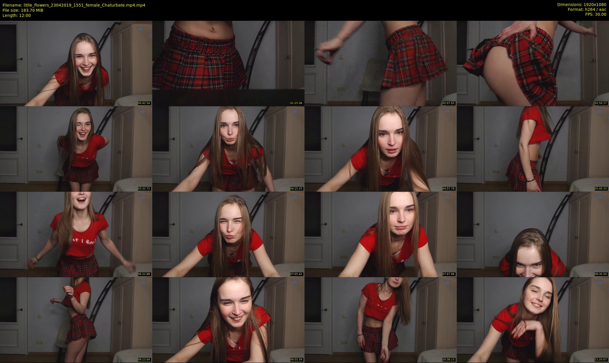 litlle_flowers — 12 minute Chaturbate female cam show recording, 1080p, Apr 23, 2019
