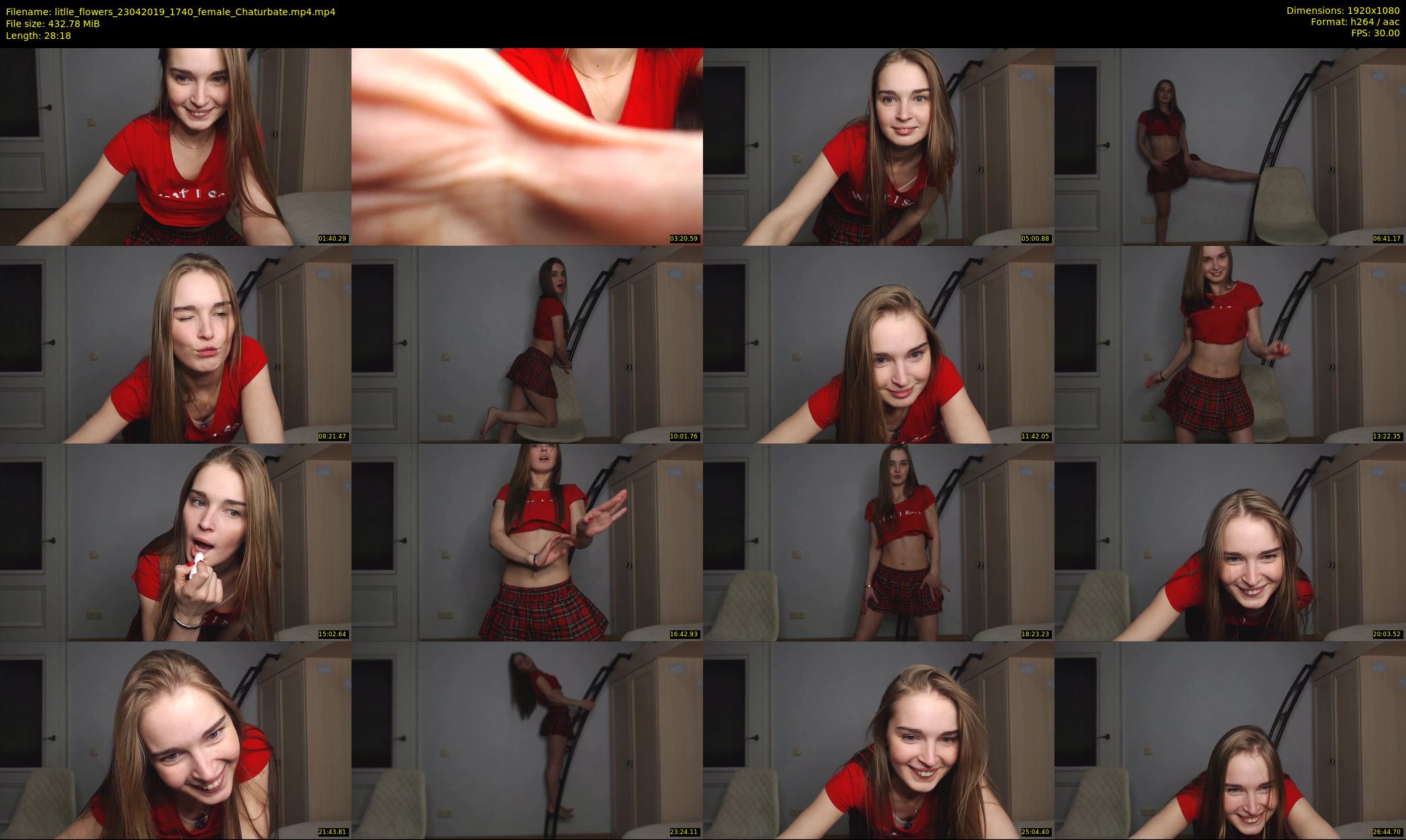 litlle_flowers — 29 minute Chaturbate female cam show recording, 1080p, Apr 23, 2019